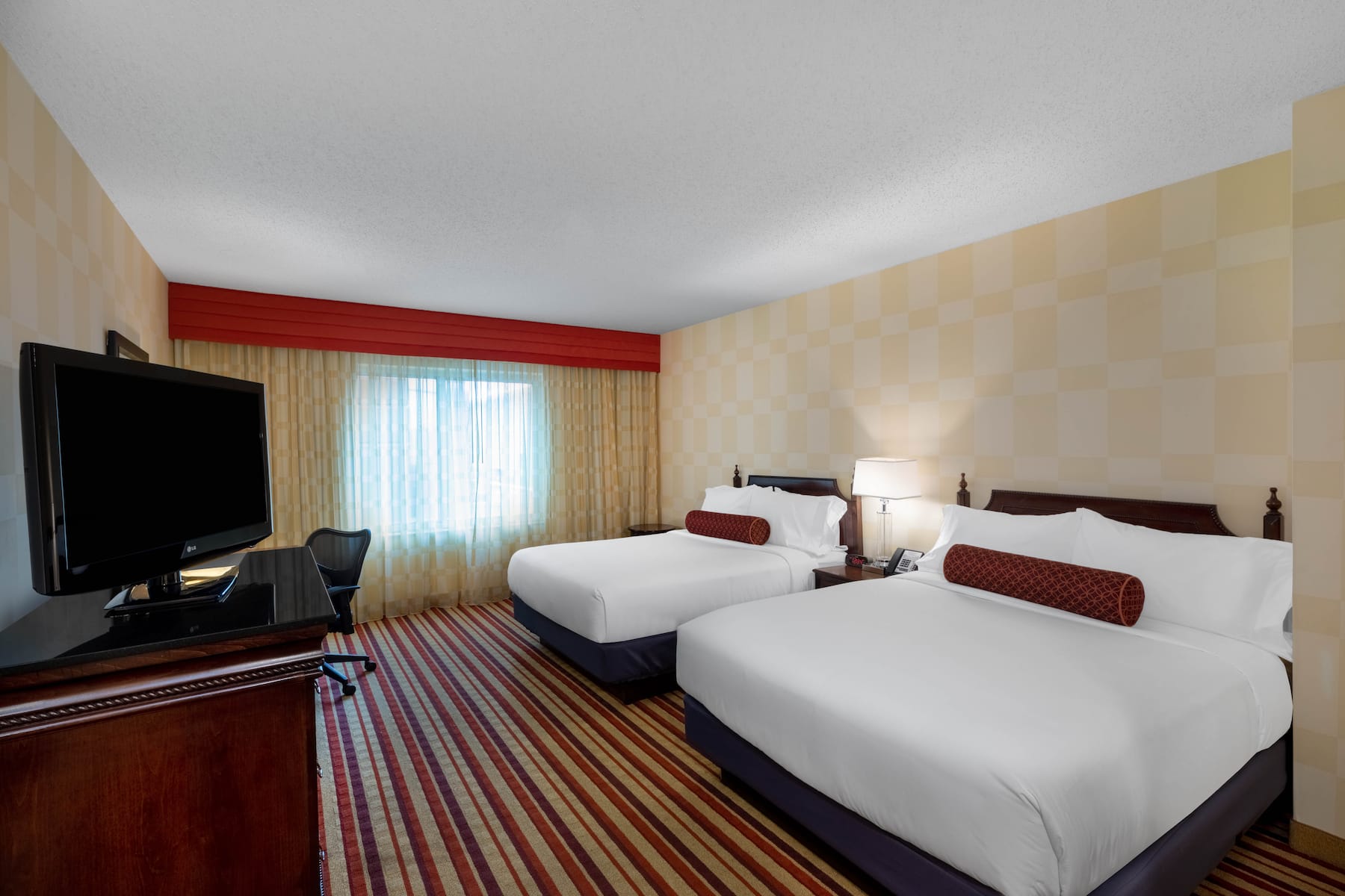 Guest room at the Wyndham Grand Oklahoma City Downtown in Oklahoma City, Oklahoma
