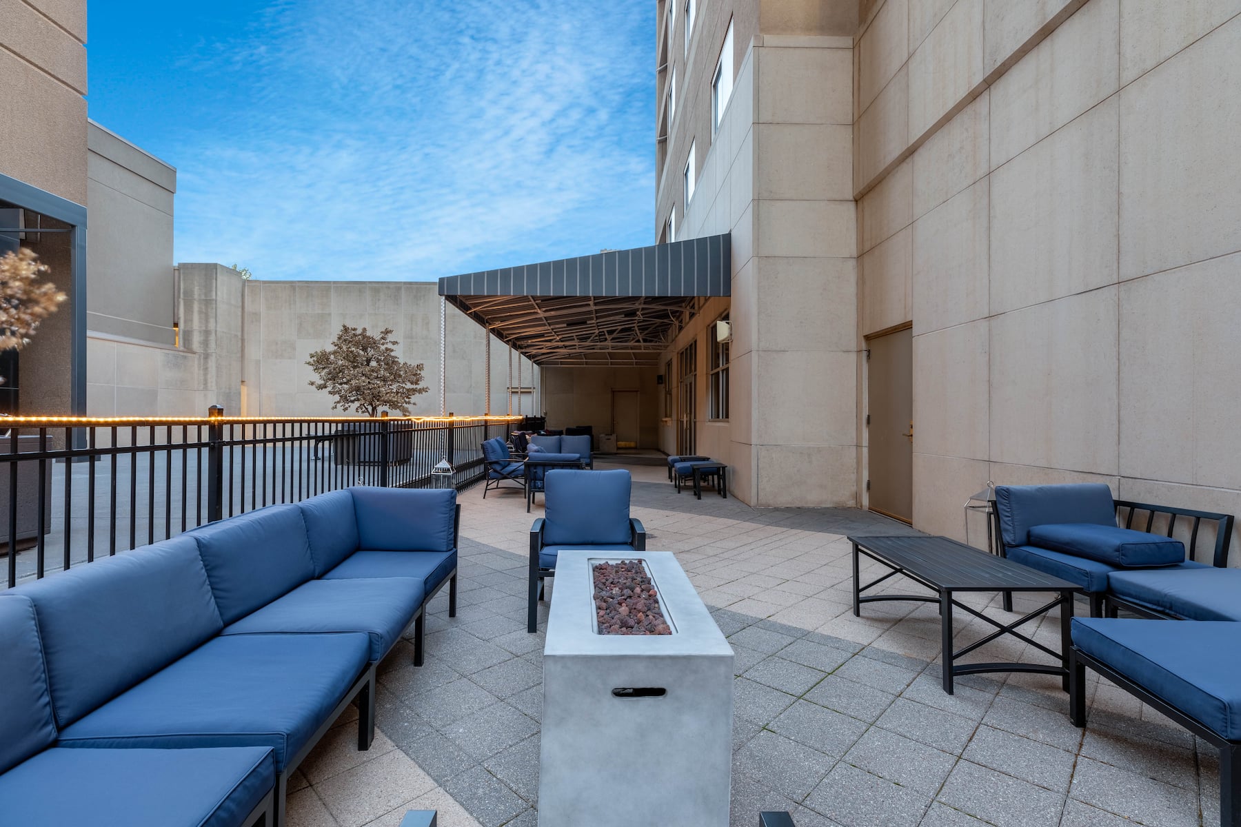 Courtyard at Wyndham Grand Oklahoma City Downtown in Oklahoma City, Oklahoma
