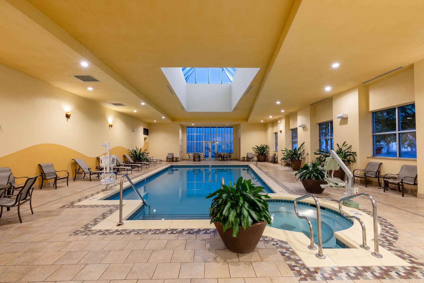 Pool at the Wyndham Grand Oklahoma City Downtown in Oklahoma City, Oklahoma
