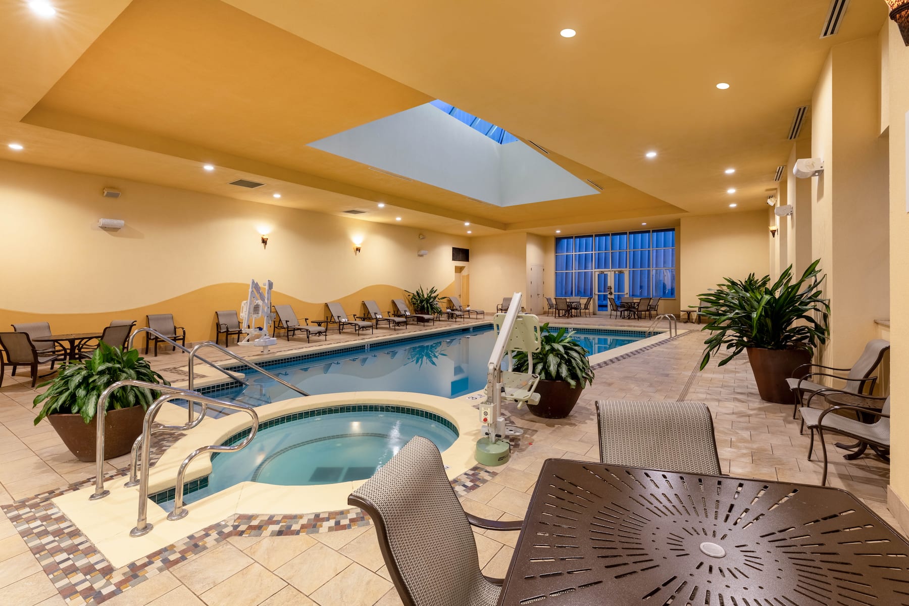 Pool at the Wyndham Grand Oklahoma City Downtown in Oklahoma City, Oklahoma