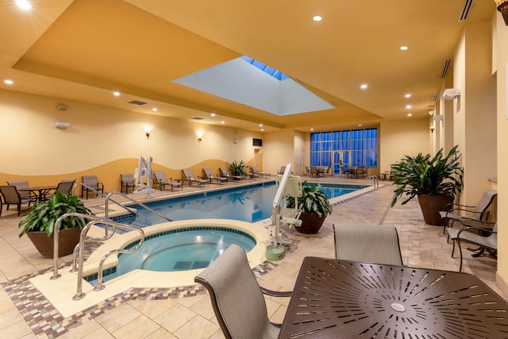 Pool at the Wyndham Grand Oklahoma City Downtown in Oklahoma City, Oklahoma
