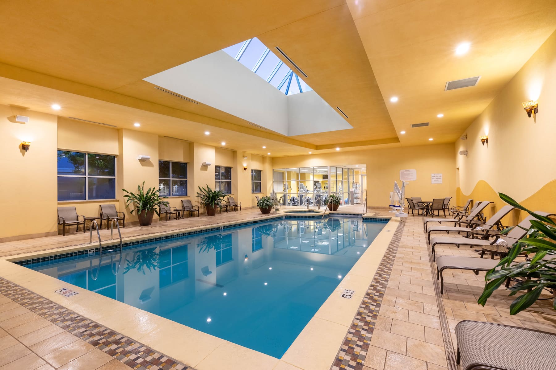 Pool at the Wyndham Grand Oklahoma City Downtown in Oklahoma City, Oklahoma