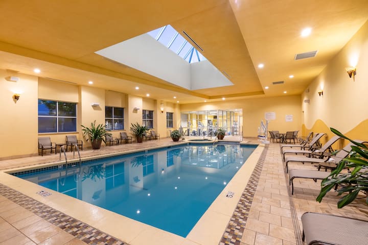 Pool at the Wyndham Grand Oklahoma City Downtown in Oklahoma City, Oklahoma