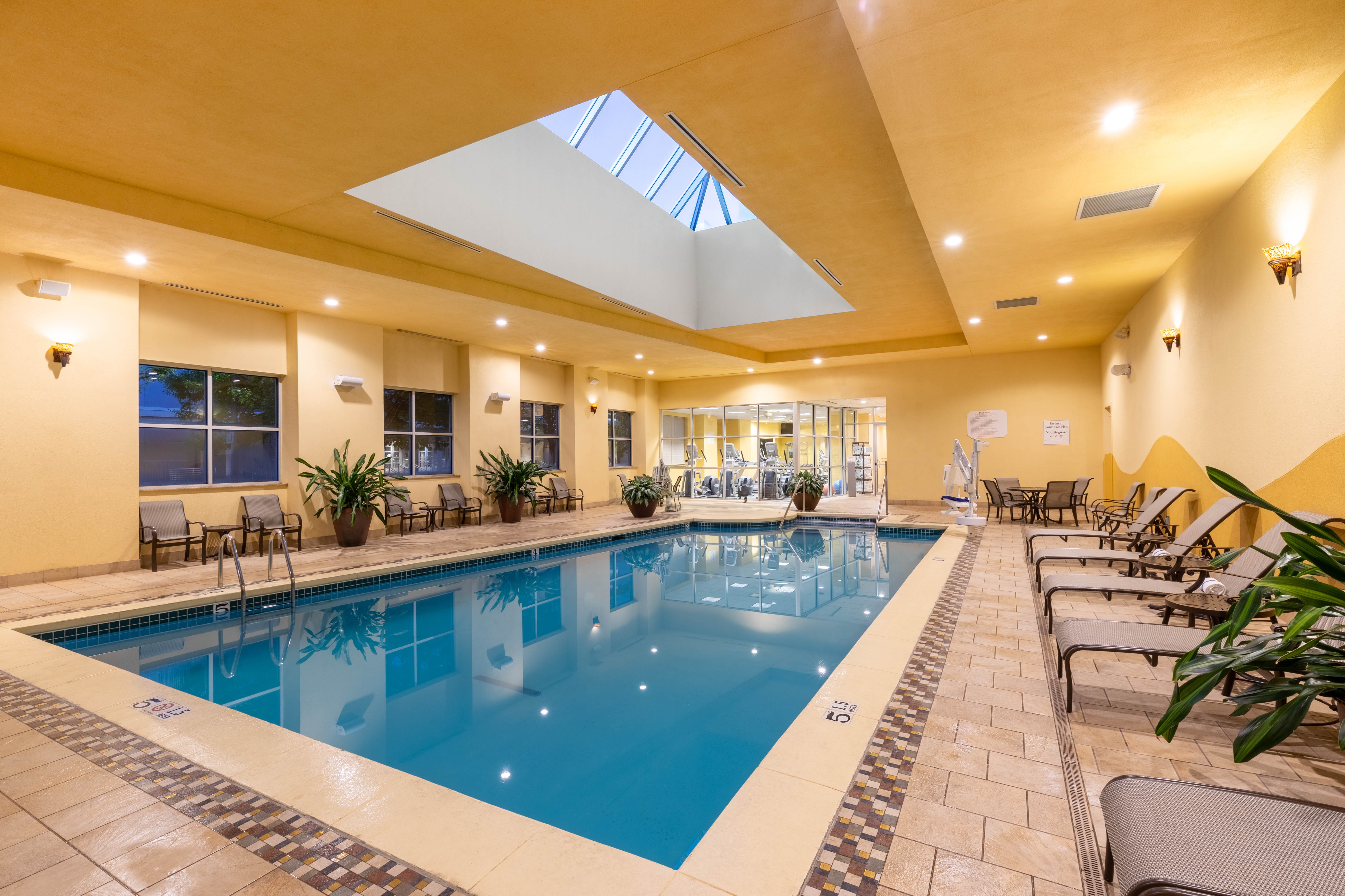 Pool at the Wyndham Grand Oklahoma City Downtown in Oklahoma City, Oklahoma