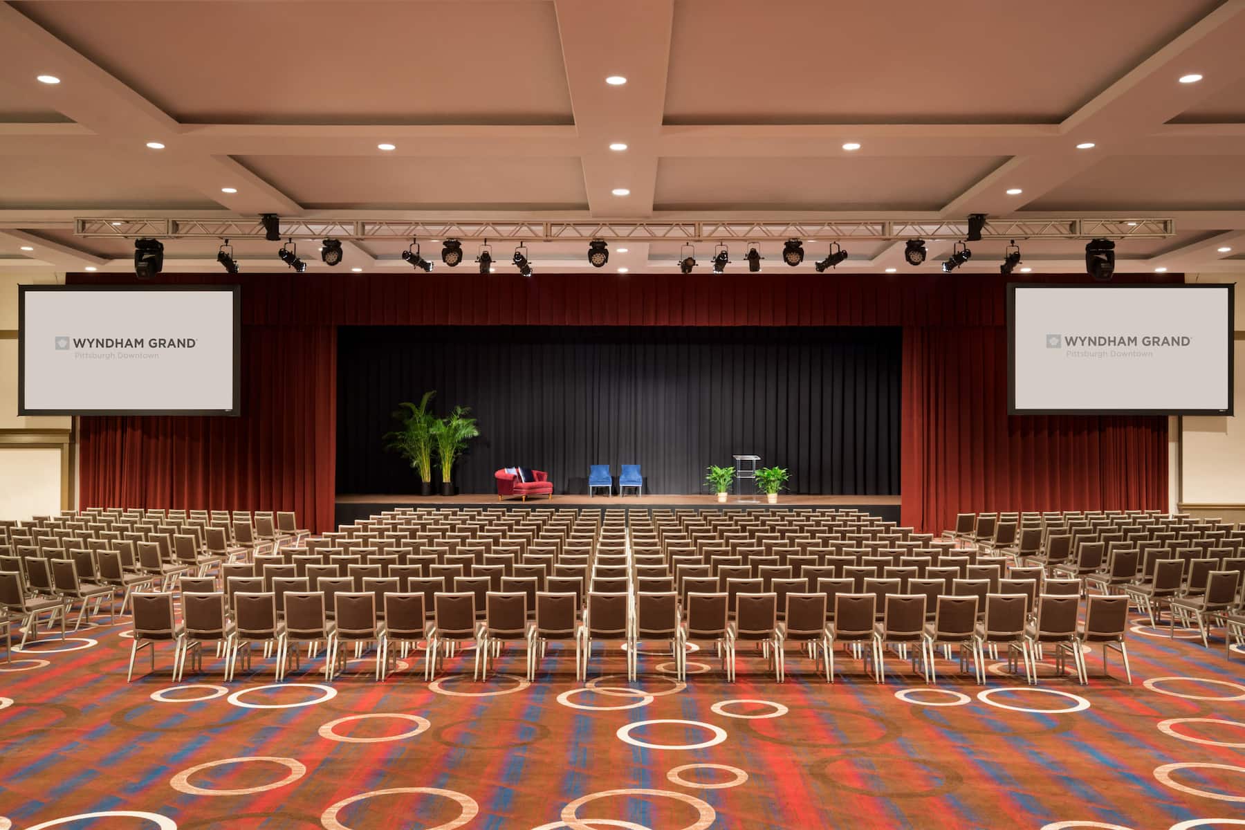 Wyndham Grand Pittsburgh Downtown ballroom in Pittsburgh, Pennsylvania