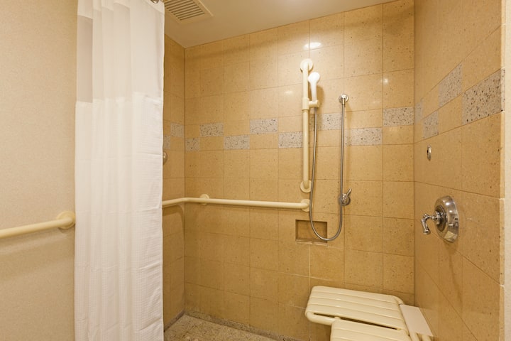 Guest room at the Wyndham Grand Pittsburgh Downtown in Pittsburgh, Pennsylvania