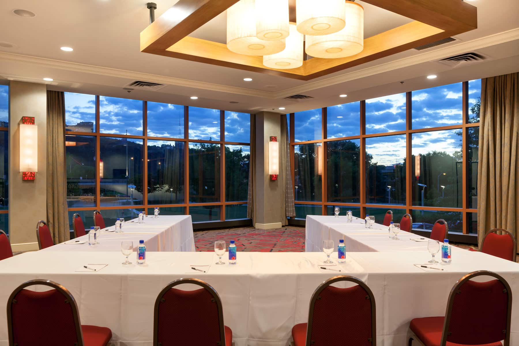 Meeting room at Wyndham Grand Pittsburgh Downtown in Pittsburgh, Pennsylvania
