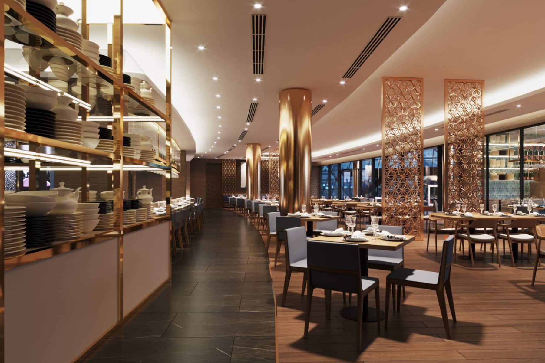 Wyndham Grand KN Paradise Cam Ranh restaurant main dining in Cam Ranh, Other than US/Canada