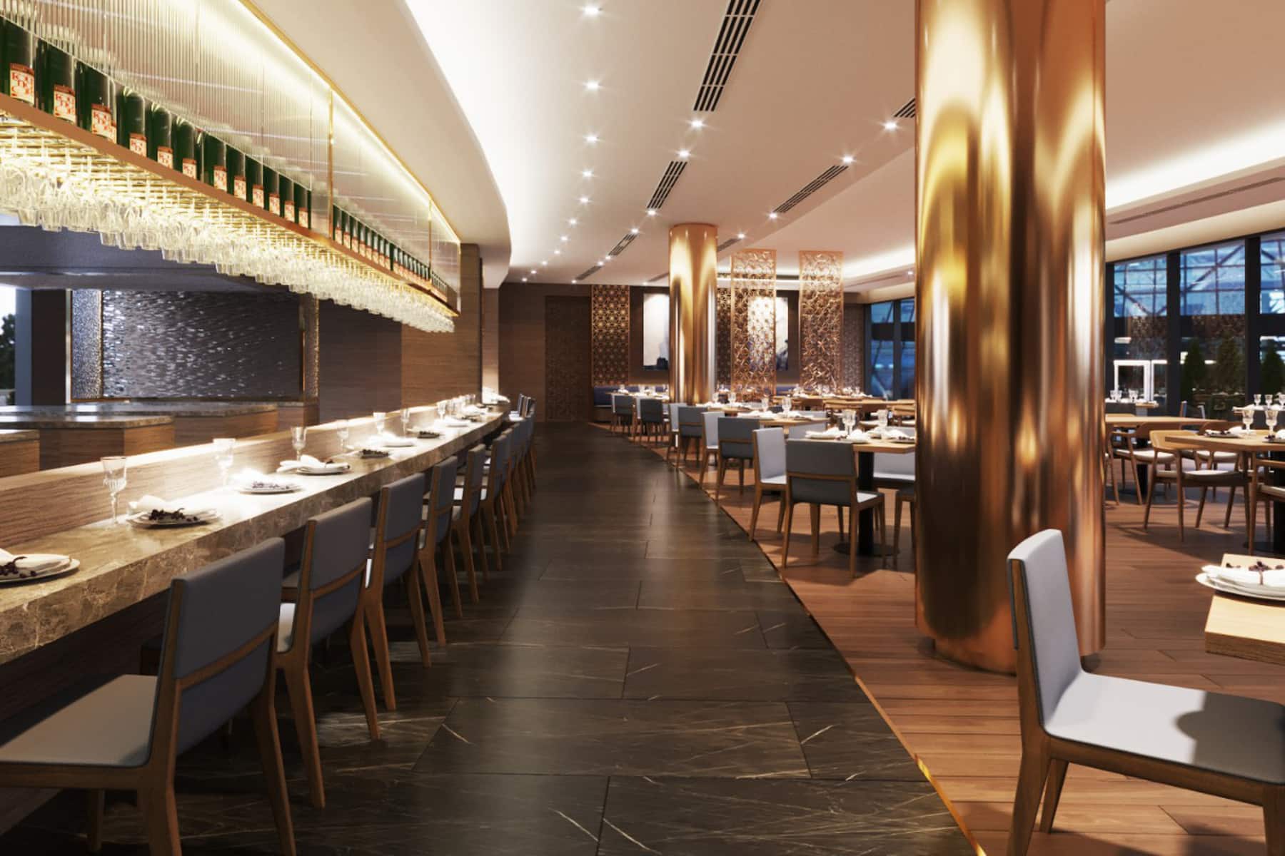 Wyndham Grand KN Paradise Cam Ranh restaurant main dining in Cam Ranh, Other than US/Canada