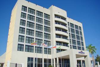 Howard Johnson Hotel Ramallo Hotels Ar 2915 Exterior Of Howard Johnson Hotel Ramallo In Other Than Us Canada