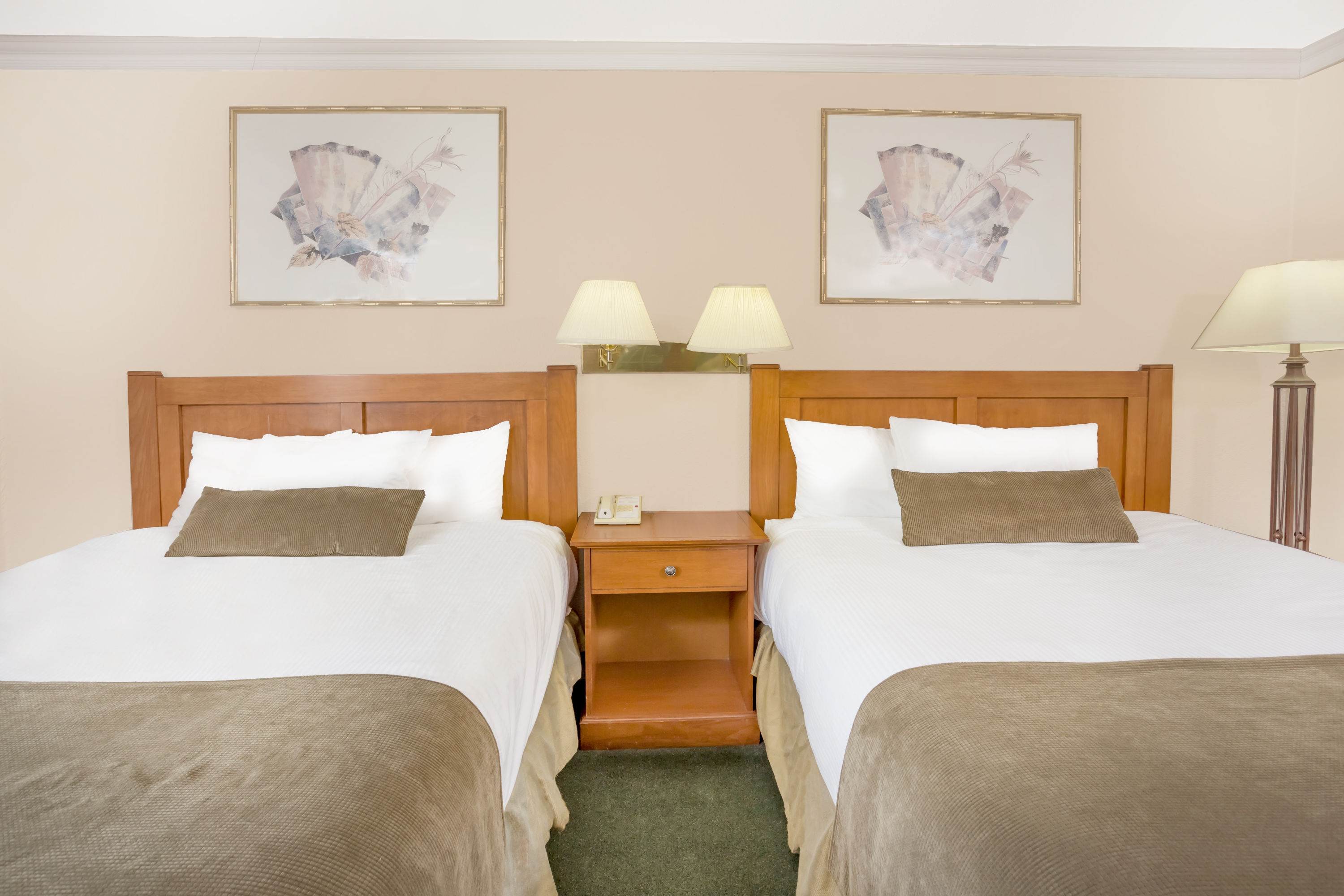 Guest room at the Howard Johnson by Wyndham Downtown Kamloops in Kamloops, British Columbia