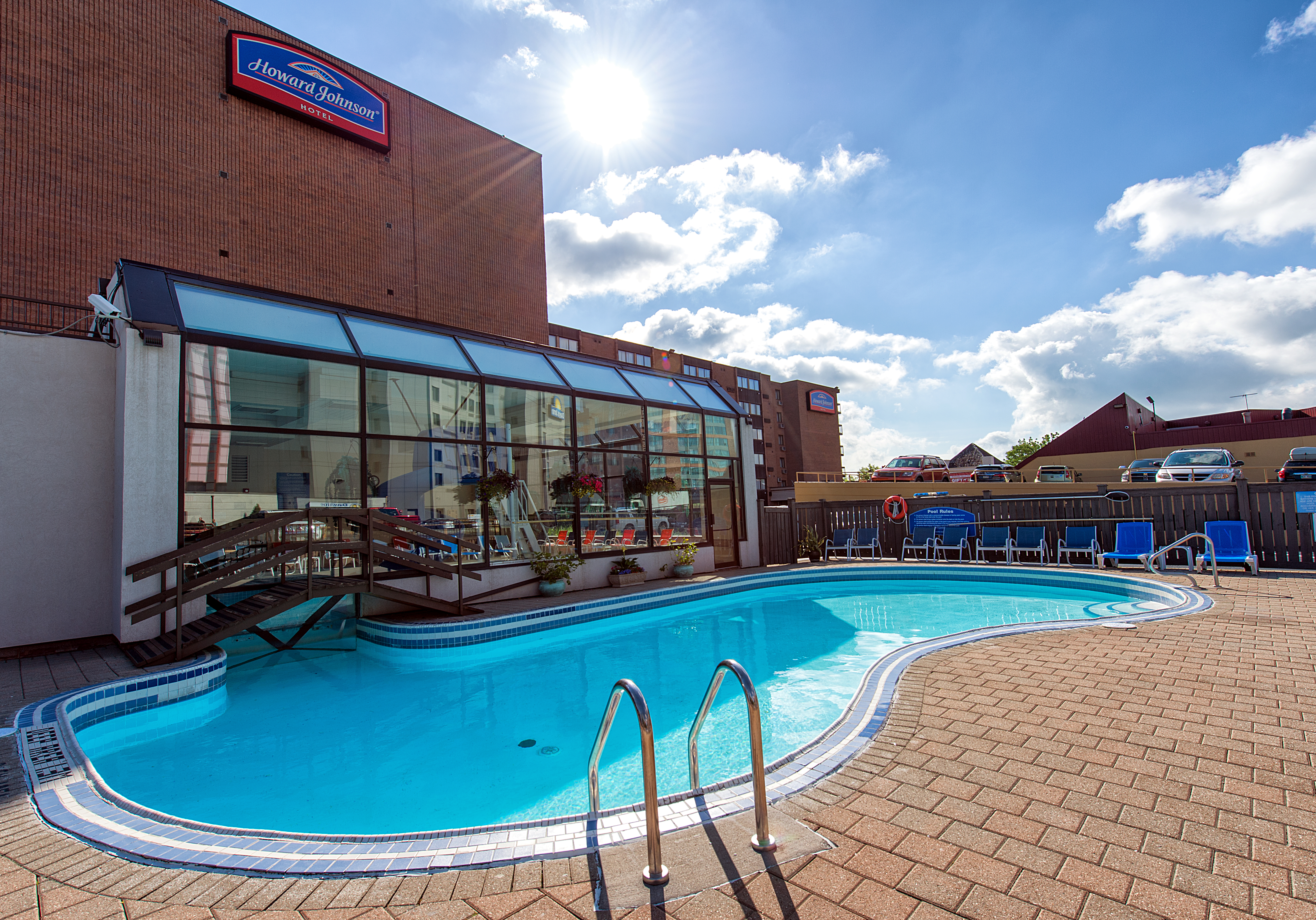 Pool at the Howard Johnson Plaza by Wyndham by the Falls / Niagara Falls in Niagara Falls, Ontario
