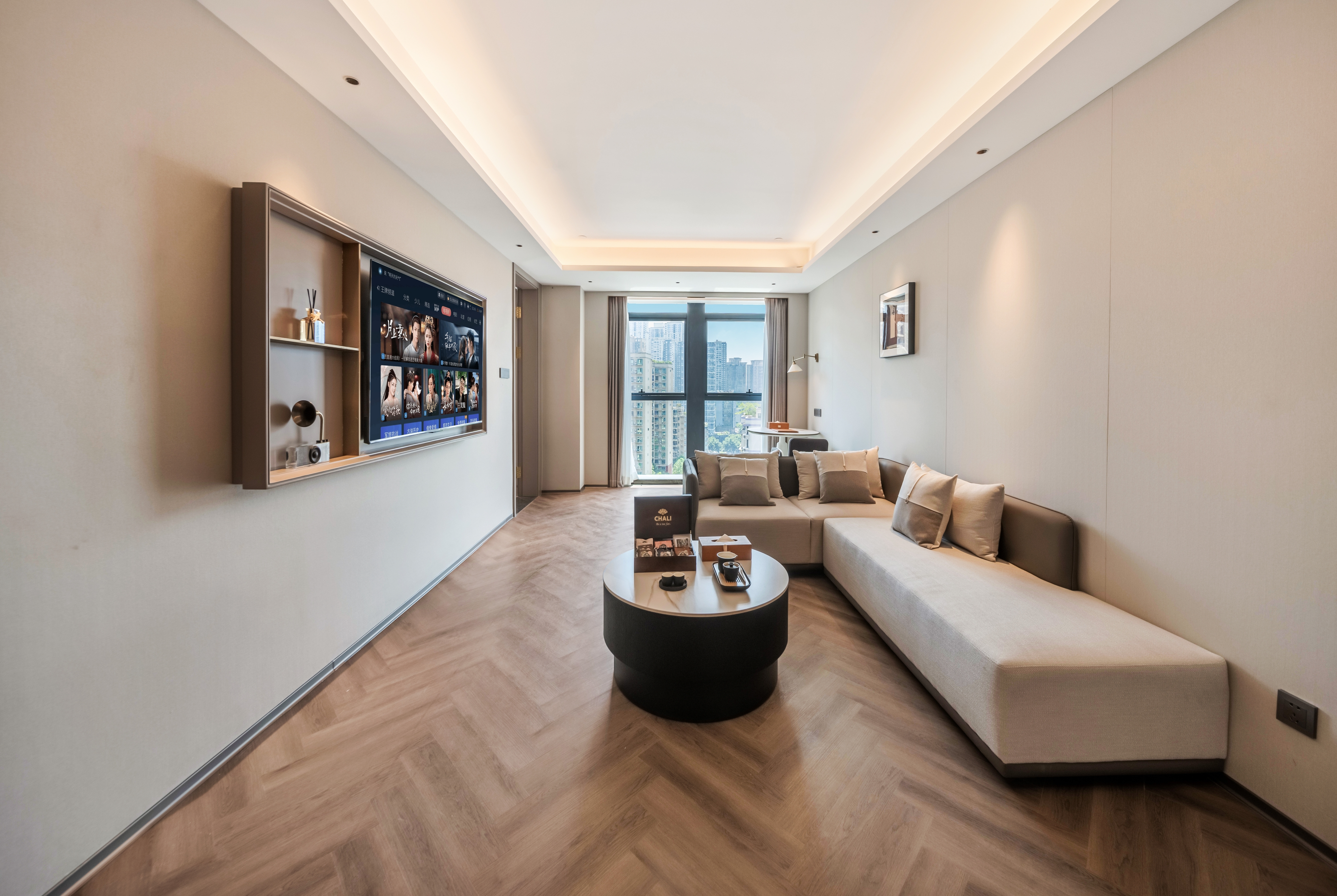 Guest room at the Howard Johnson Life Hotel by Wyndham Chongqing Liangjiang in Chongqing, Other than US/Canada