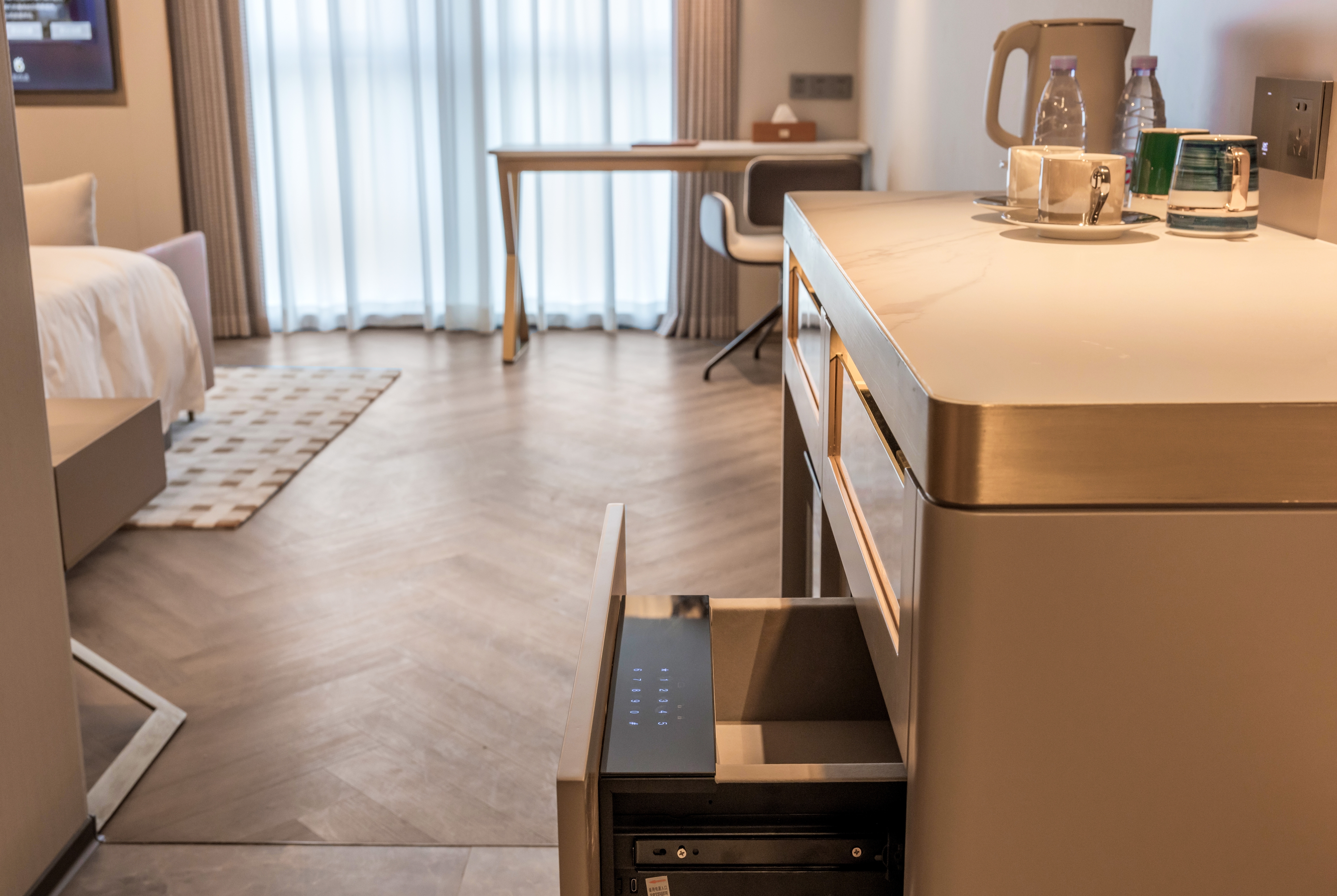 Guest room at the Howard Johnson Life Hotel by Wyndham Chongqing Liangjiang in Chongqing, Other than US/Canada