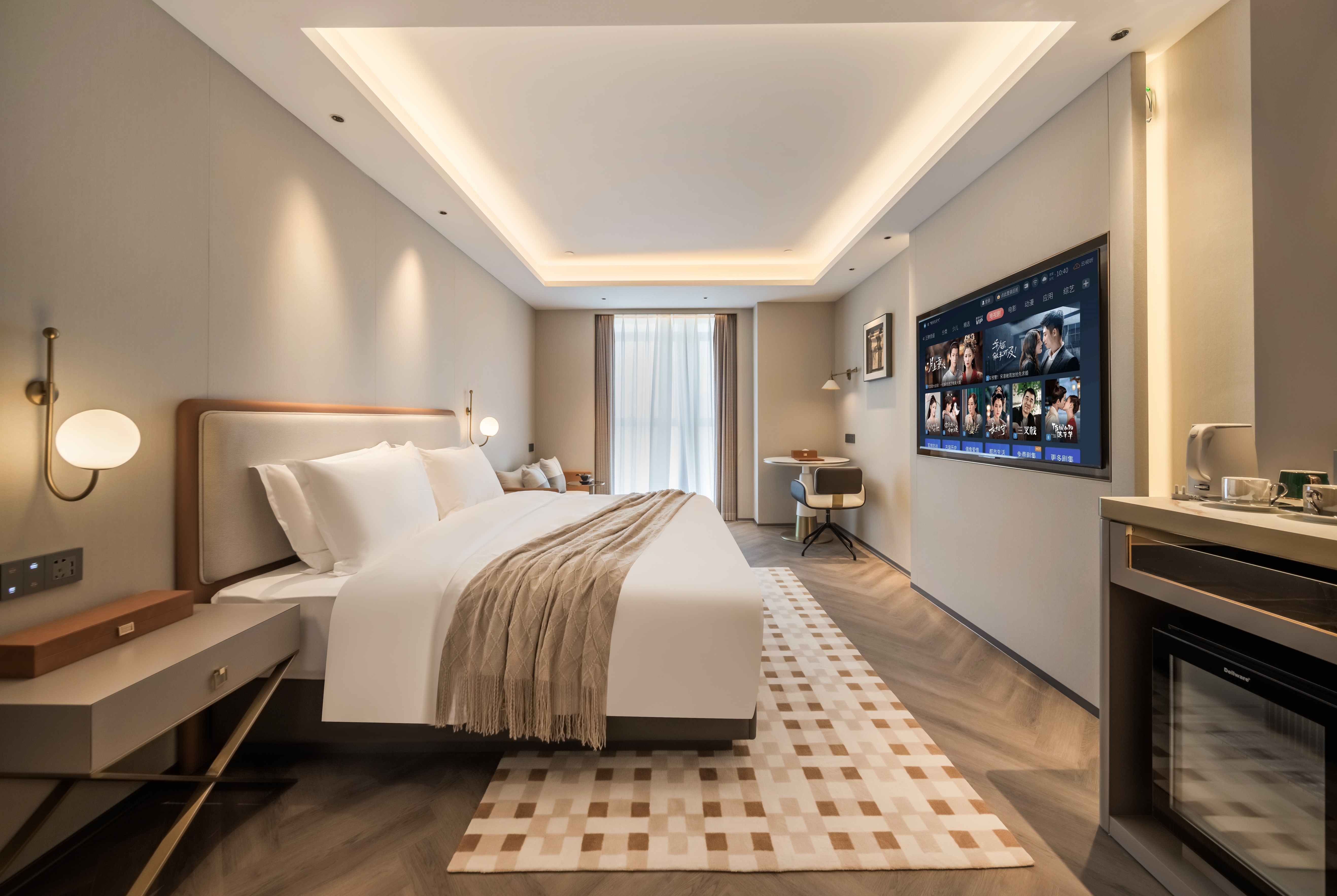 Guest room at the Howard Johnson Life Hotel by Wyndham Chongqing Liangjiang in Chongqing, Other than US/Canada