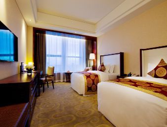 Guest room at the Howard Johnson by Wyndham Parkview Plaza Erdos in Erdos, Other than US/Canada