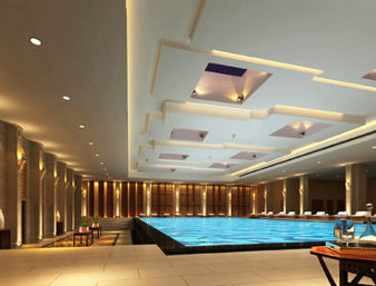 Pool at the Howard Johnson by Wyndham Parkview Plaza Erdos in Erdos, Other than US/Canada