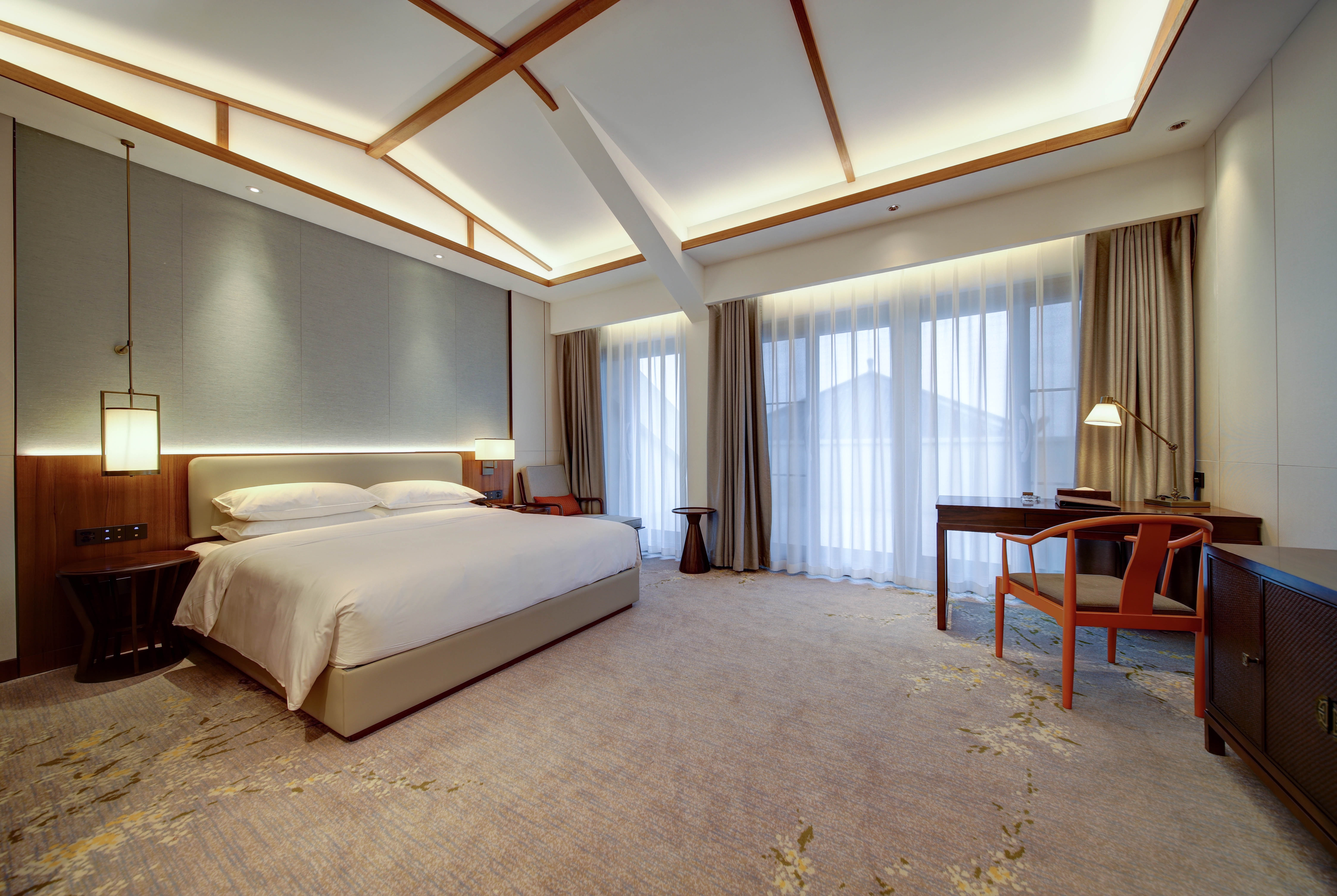Guest room at the Howard Johnson by Wyndham Yilin Hotel Guangan in Guangan, Other than US/Canada