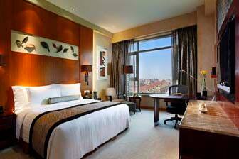 Guest room at the Howard Johnson Garden Plaza Yixing in Wuxi, Other than US/Canada