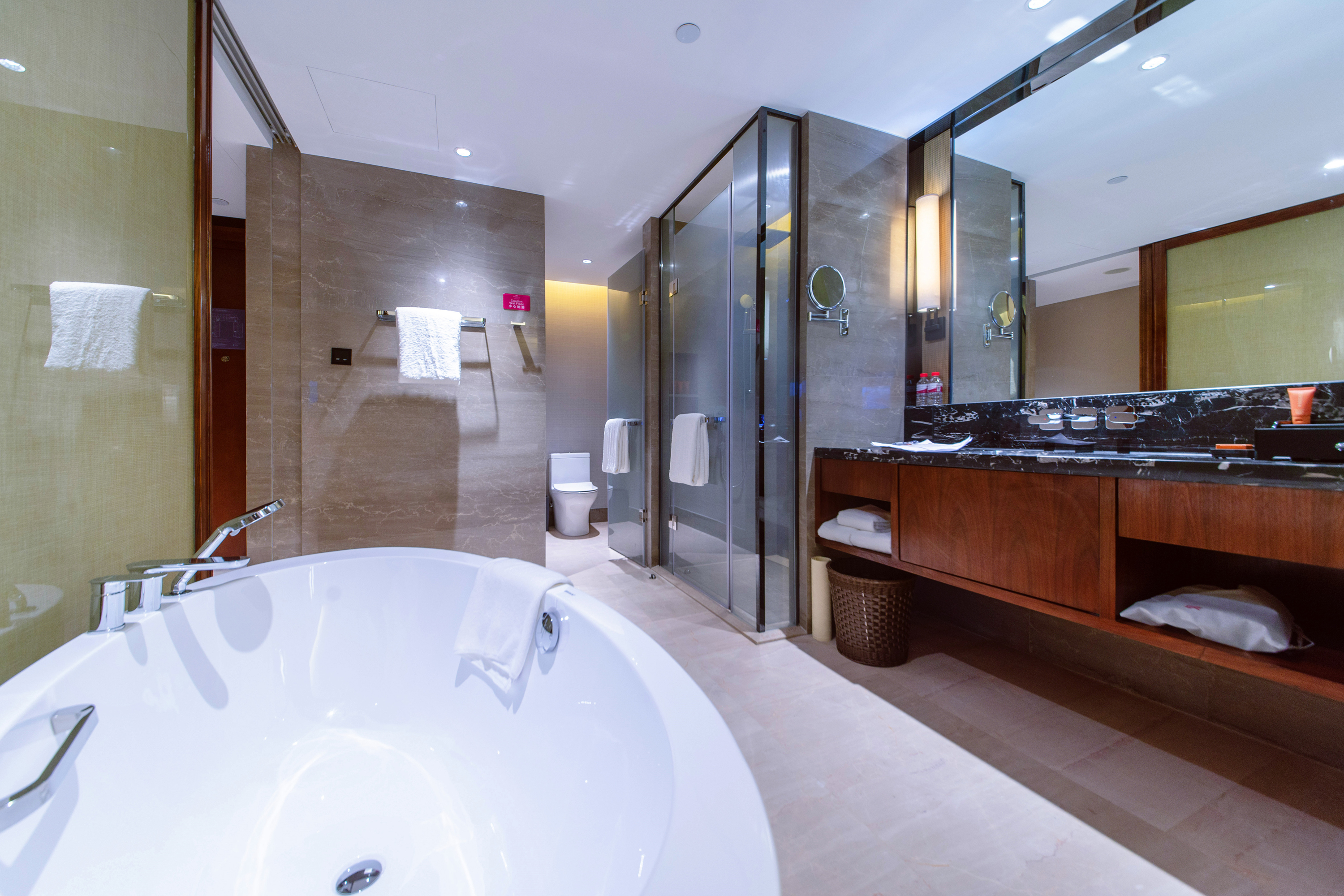 Guest room bath at the Howard Johnson Neodalle Resort Zhangjiajie in Zhangjiajie, Other than US/Canada