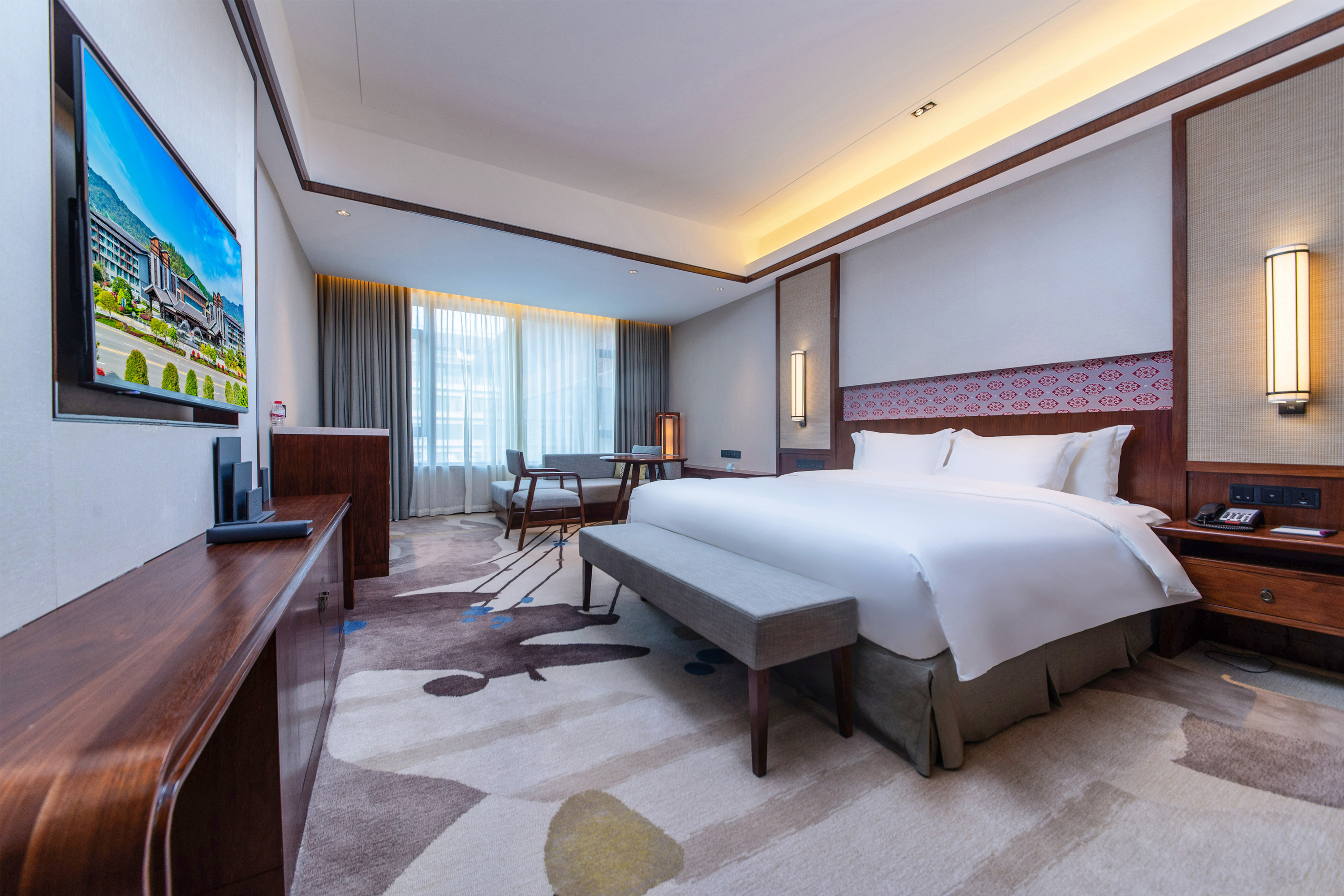 Guest room at the Howard Johnson Neodalle Resort Zhangjiajie in Zhangjiajie, Other than US/Canada