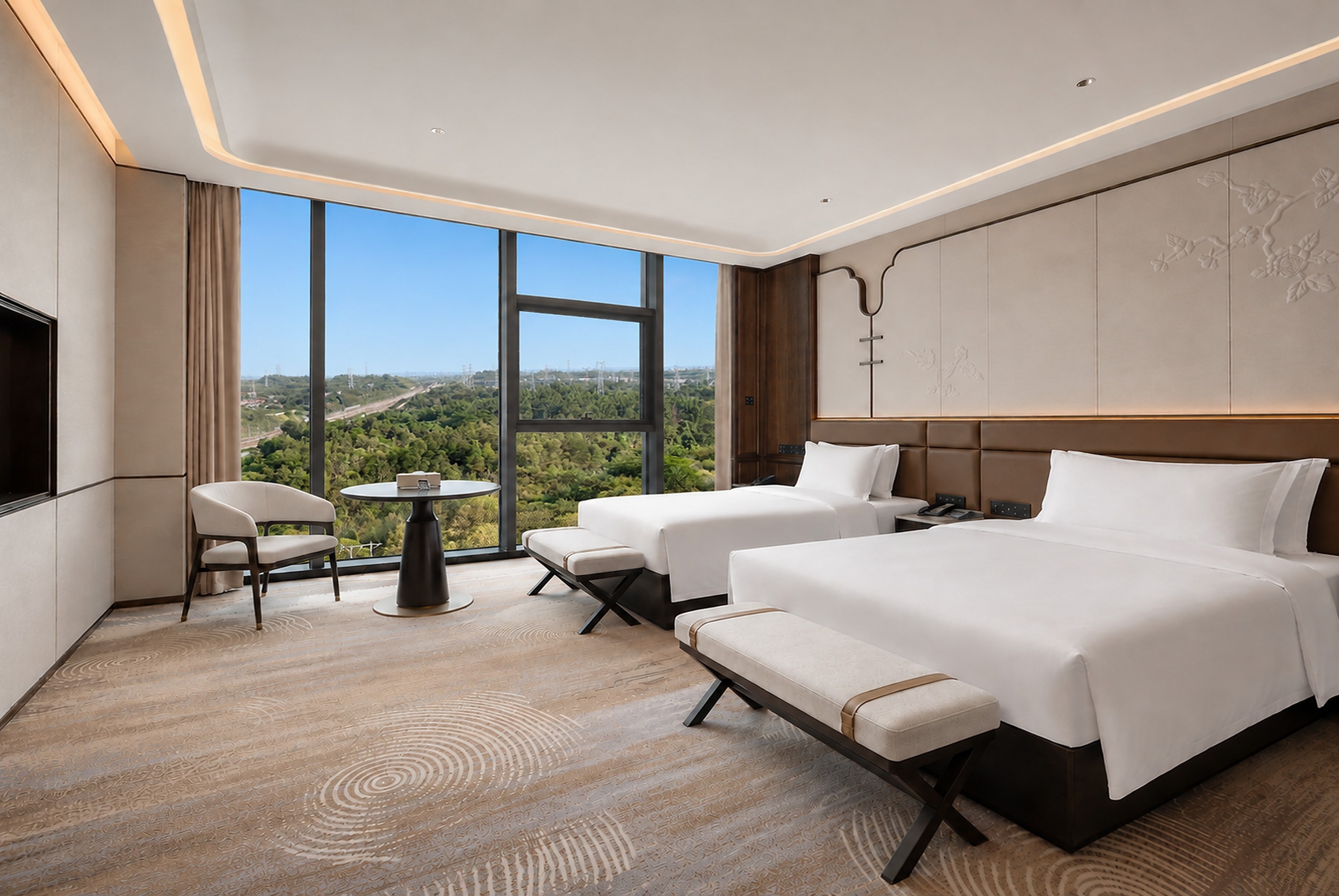 Guest room at the Howard Johnson by Wyndham Guotou Plaza Zigong in Zigong, Other than US/Canada