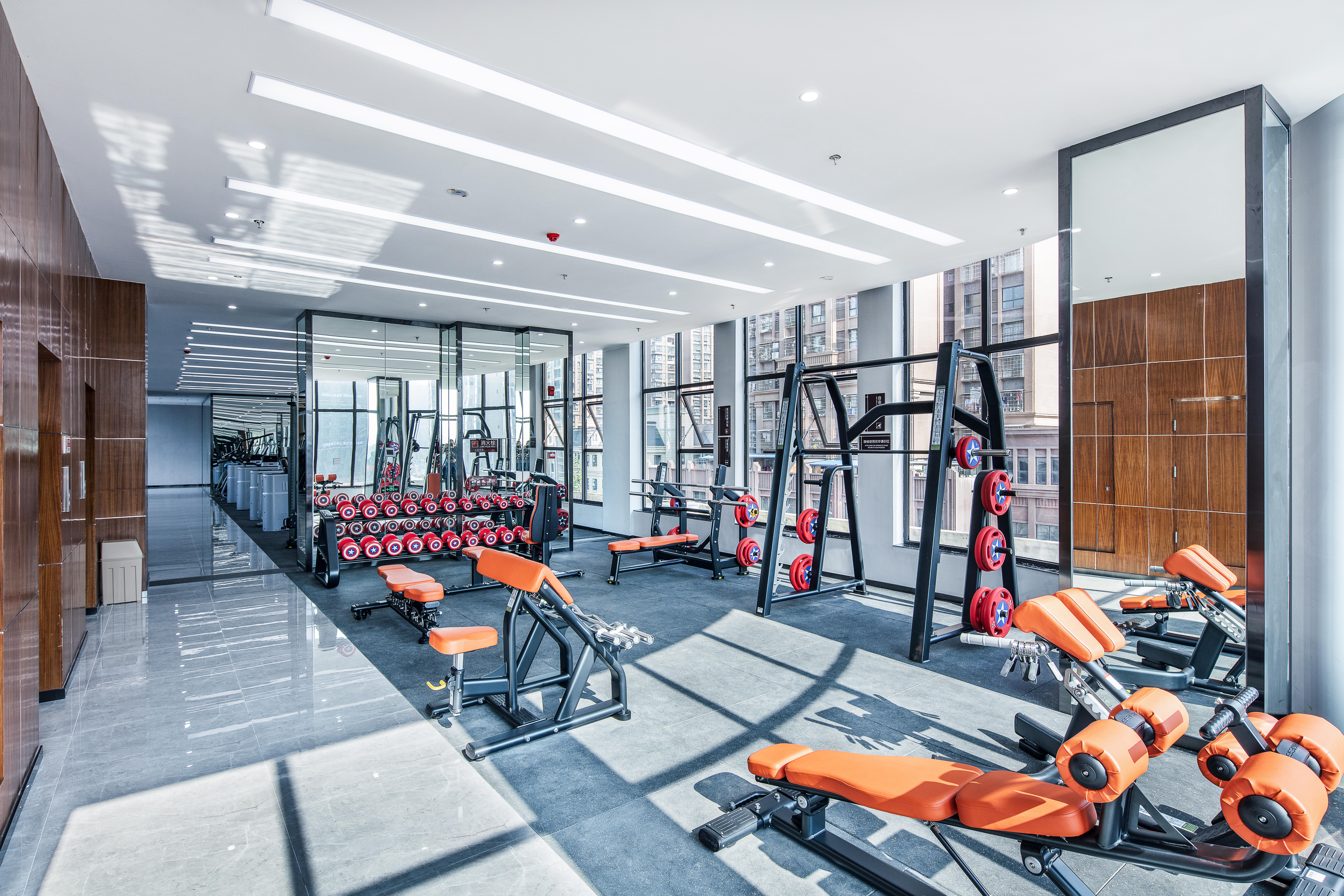 Health club at Howard Johnson by Wyndham New District Plaza Ziyang in Ziyang, Other than US/Canada