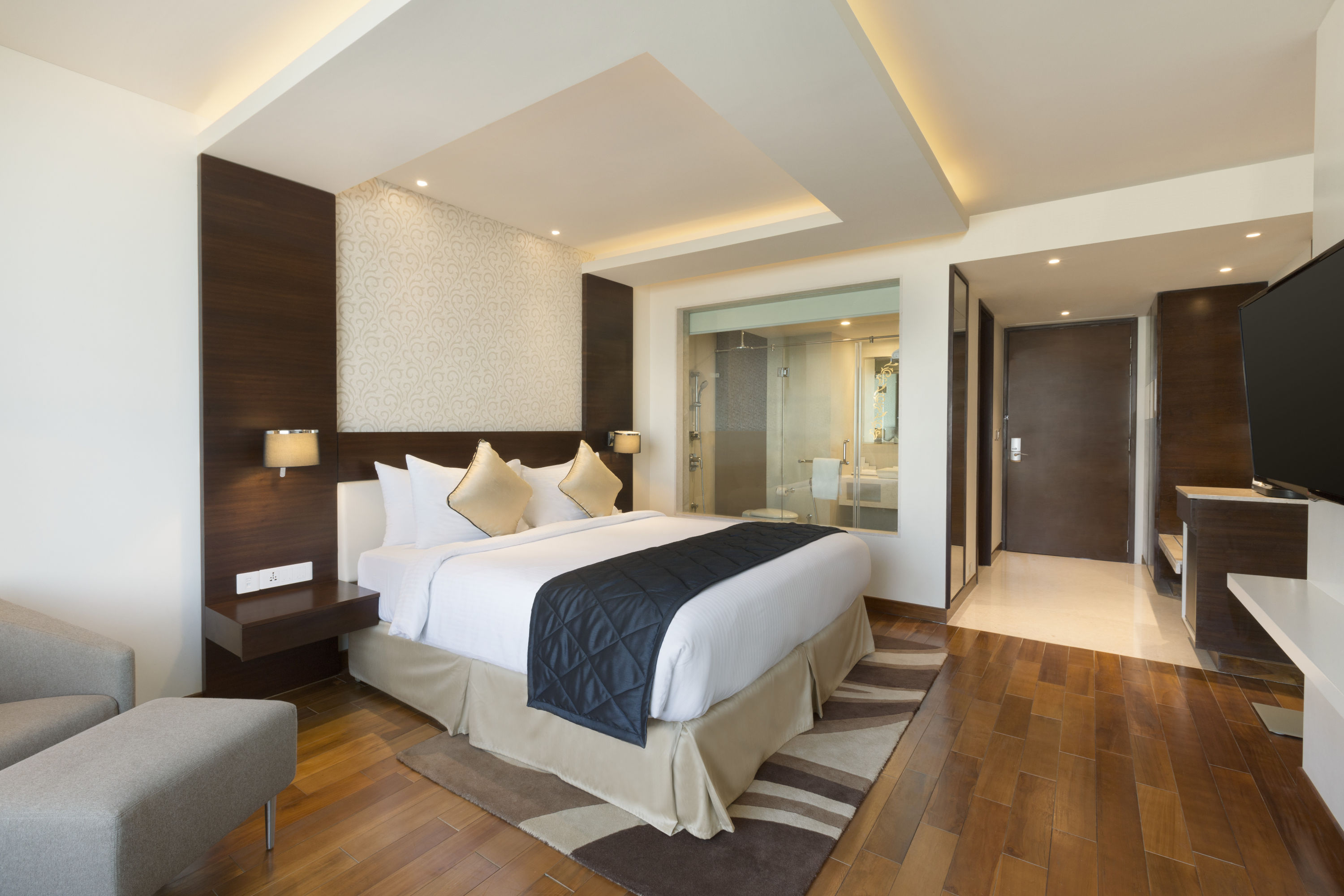 Guest room at the Howard Johnson by Wyndham Bengaluru Hebbal in Bengaluru, Other than US/Canada