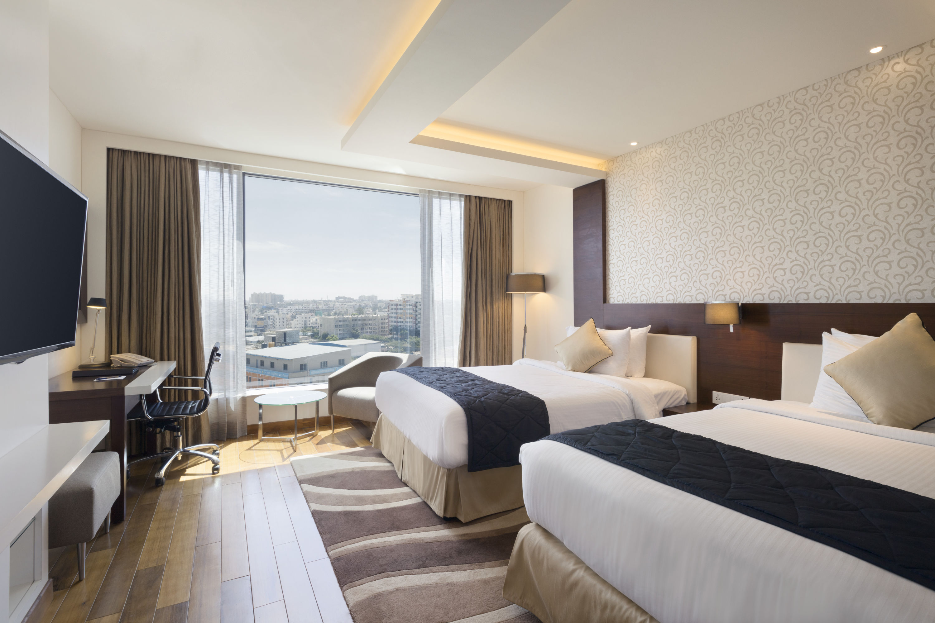 Guest room at the Howard Johnson by Wyndham Bengaluru Hebbal in Bengaluru, Other than US/Canada