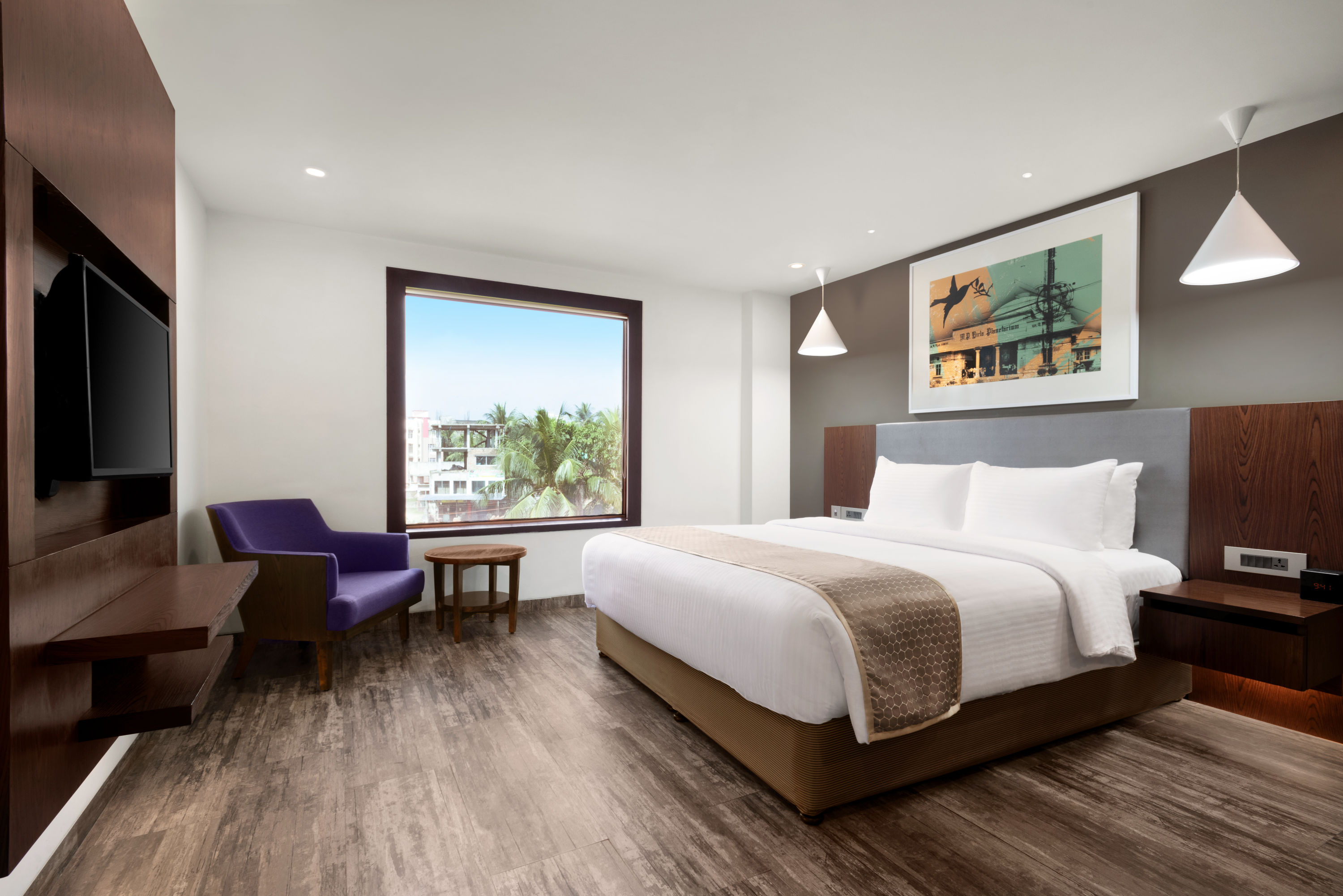 Guest room at the Howard Johnson by Wyndham Kolkata in Rajarhat, Other than US/Canada