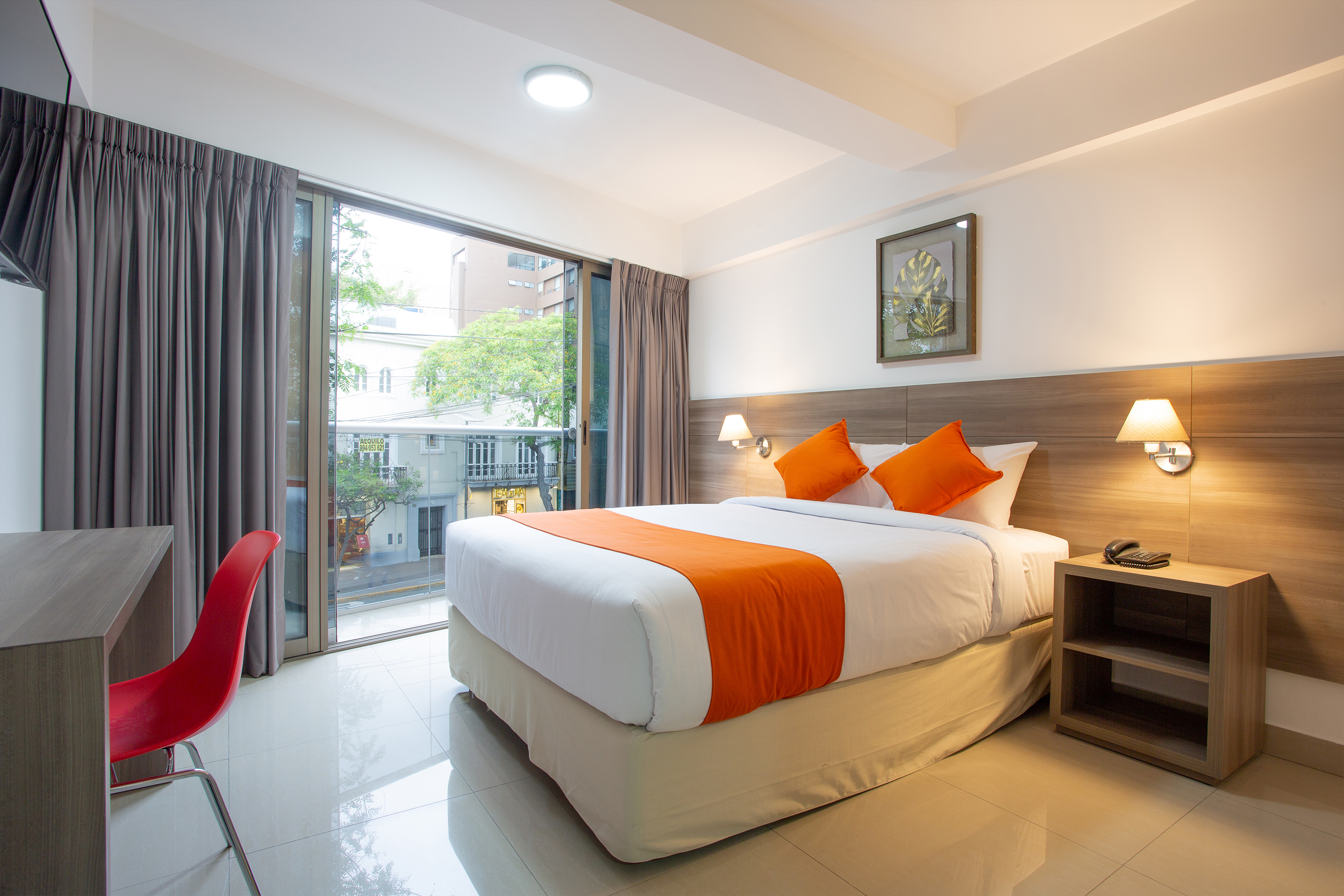 Guest room at the Howard Johnson by Wyndham Lima Miraflores Art House in Lima, Other than US/Canada