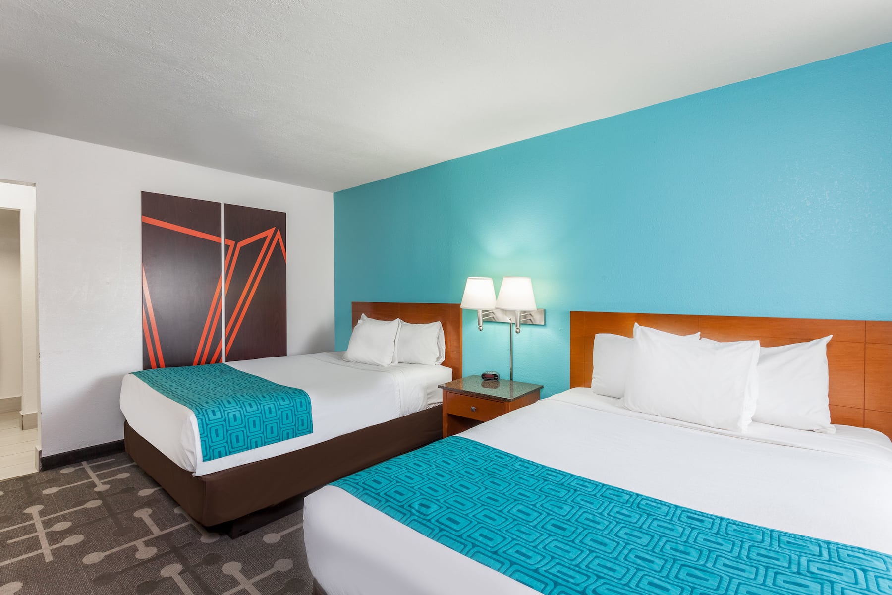 Guest room at the Howard Johnson by Wyndham National City/San Diego South in National City, California