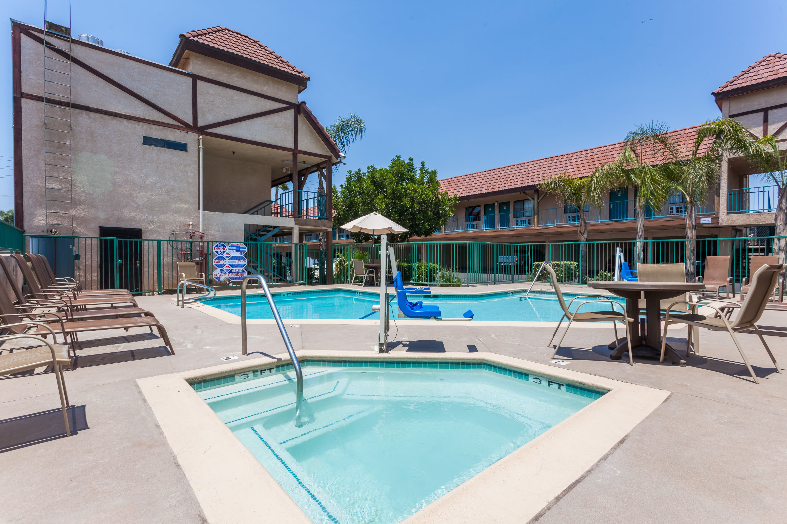 Pool at the Howard Johnson by Wyndham Norco in Norco, California
