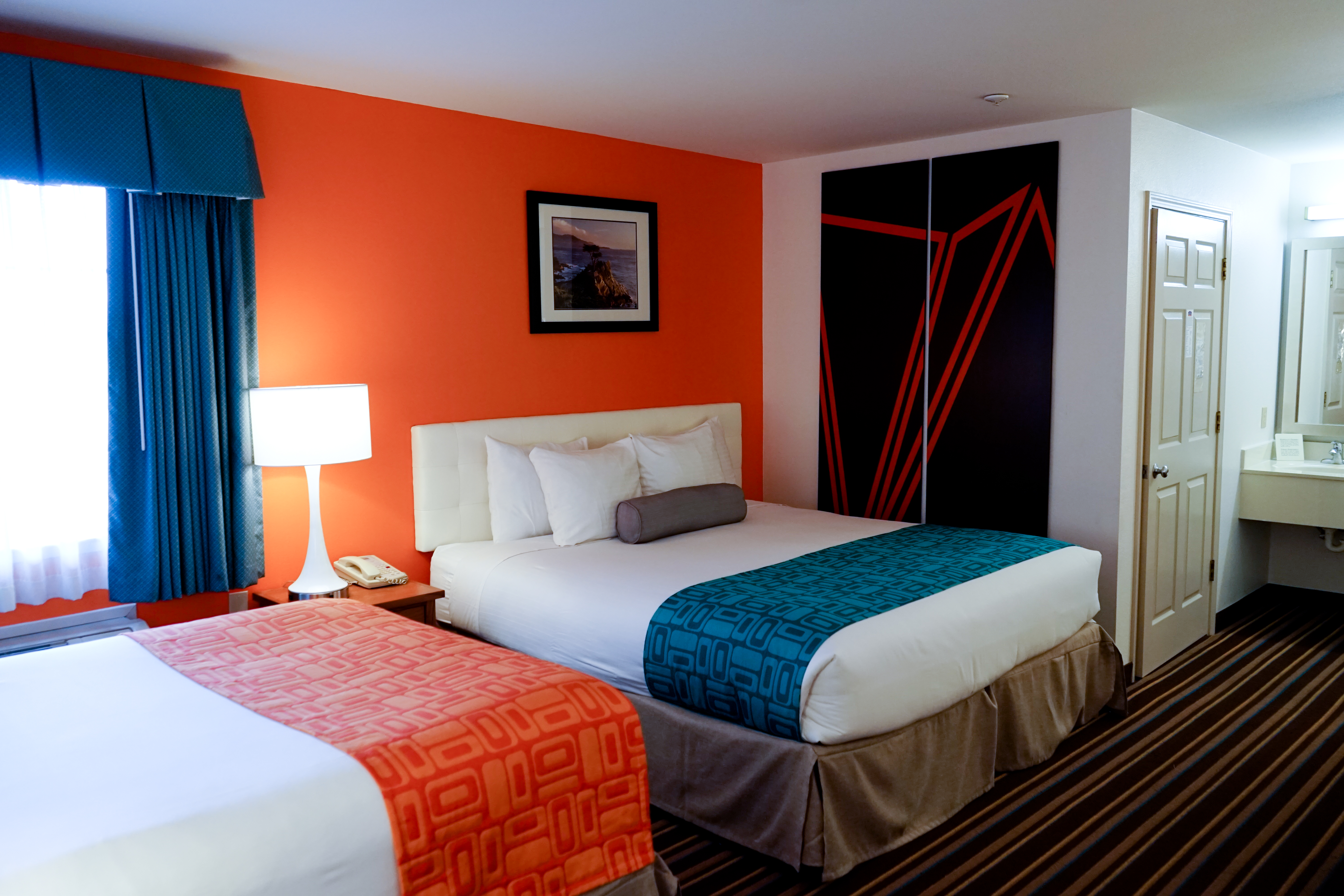 Guest room at the Howard Johnson by Wyndham Salinas in Salinas, California