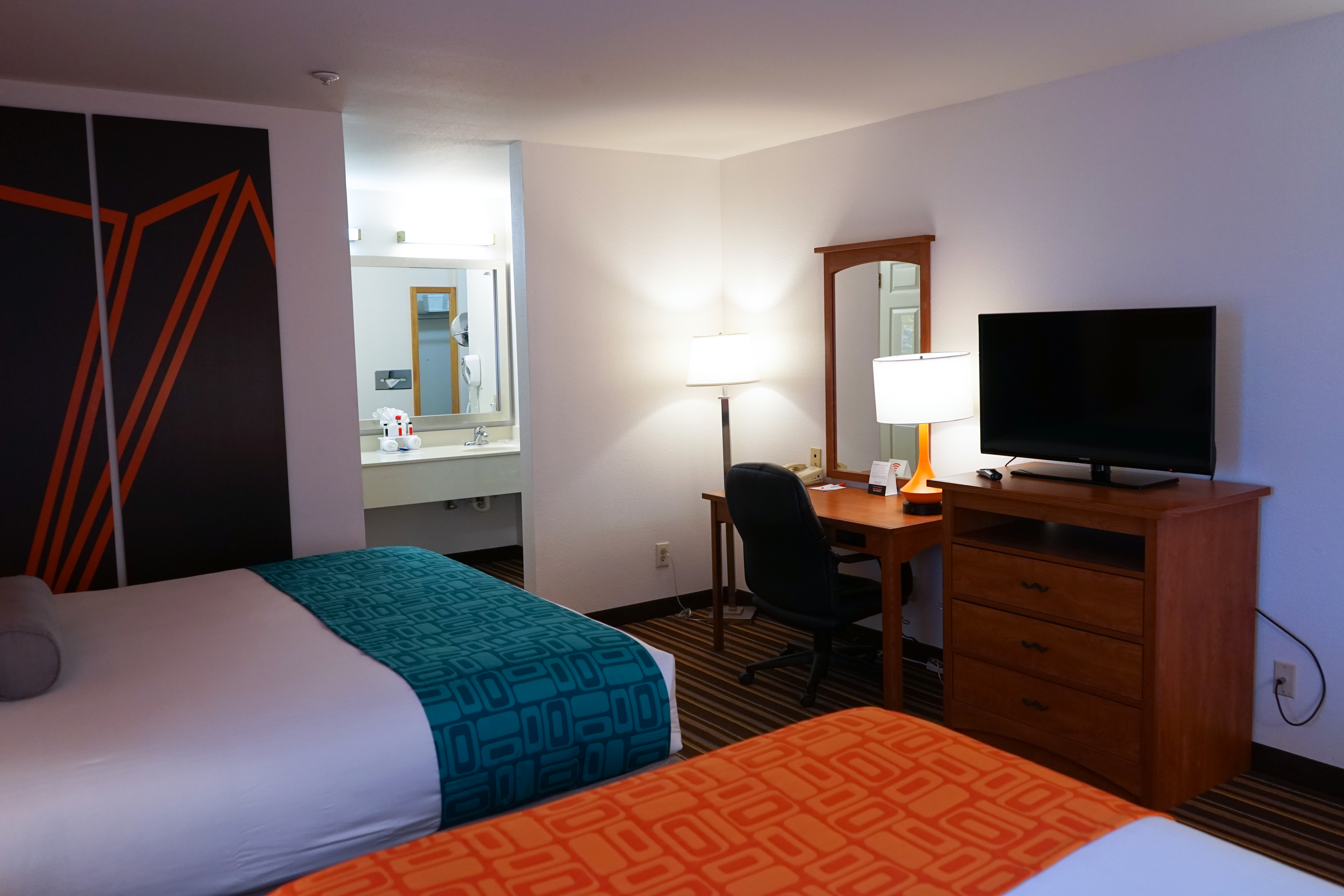 Guest room at the Howard Johnson by Wyndham Salinas in Salinas, California