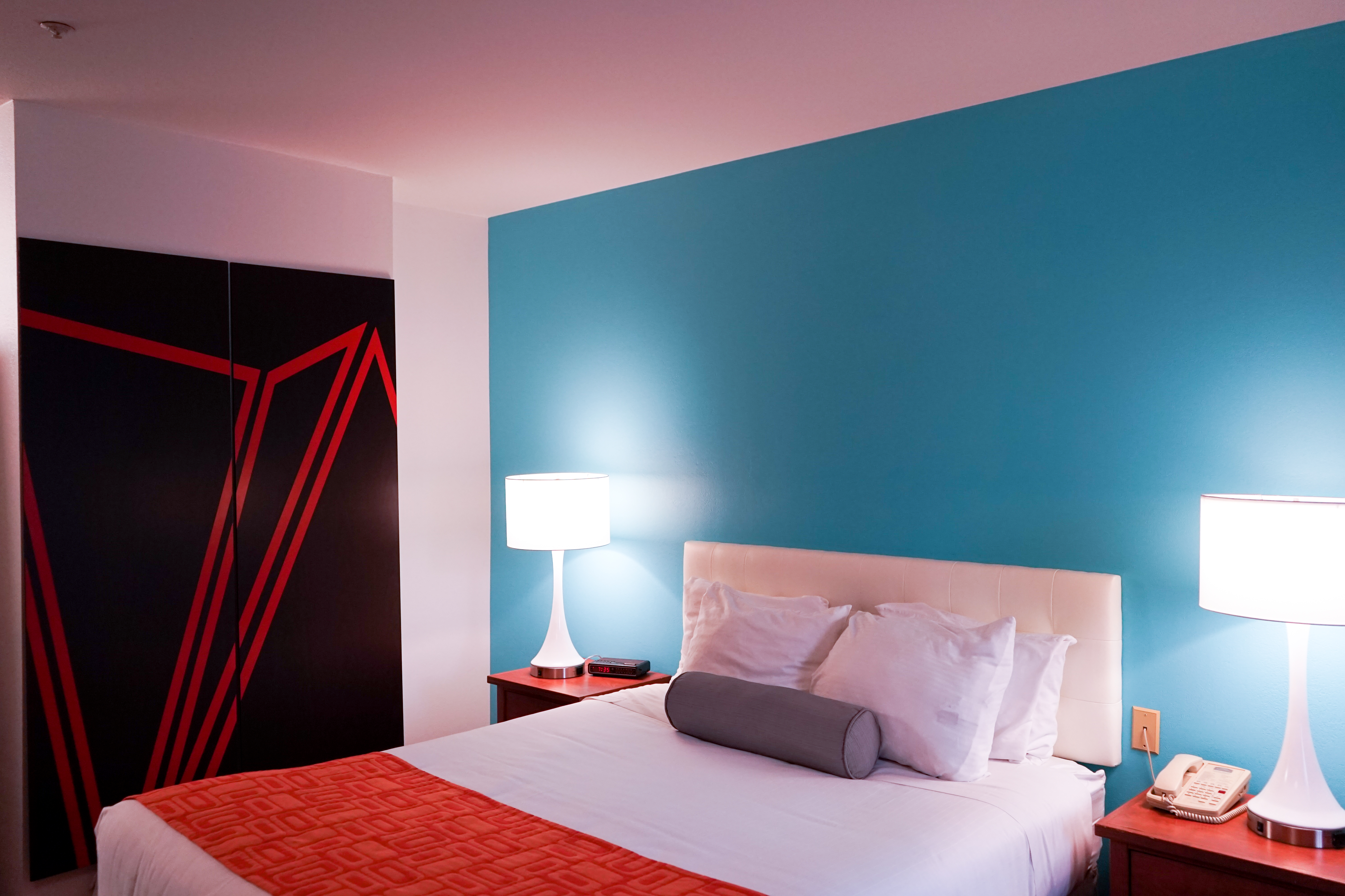 Guest room at the Howard Johnson by Wyndham Salinas in Salinas, California