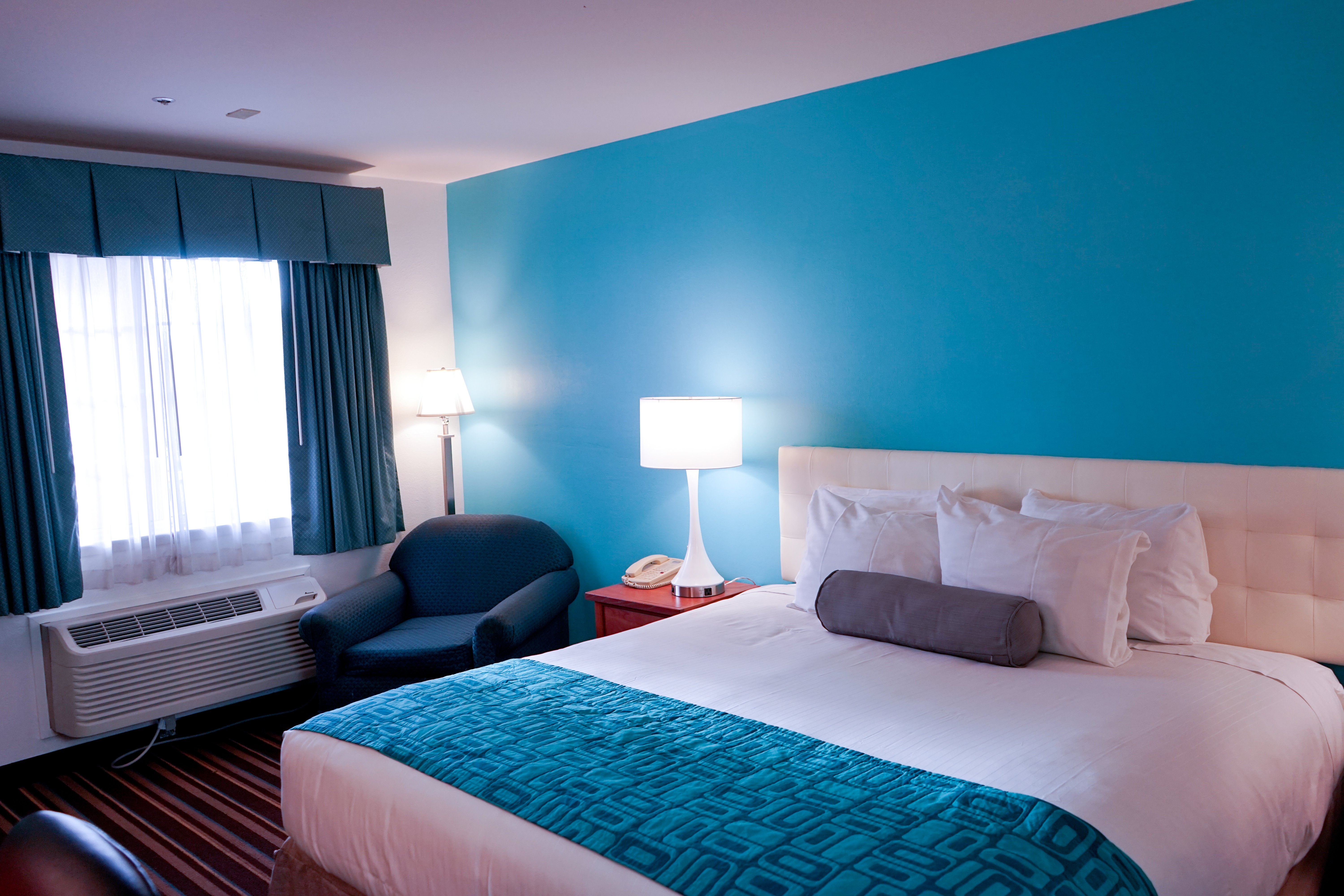 Guest room at the Howard Johnson by Wyndham Salinas in Salinas, California