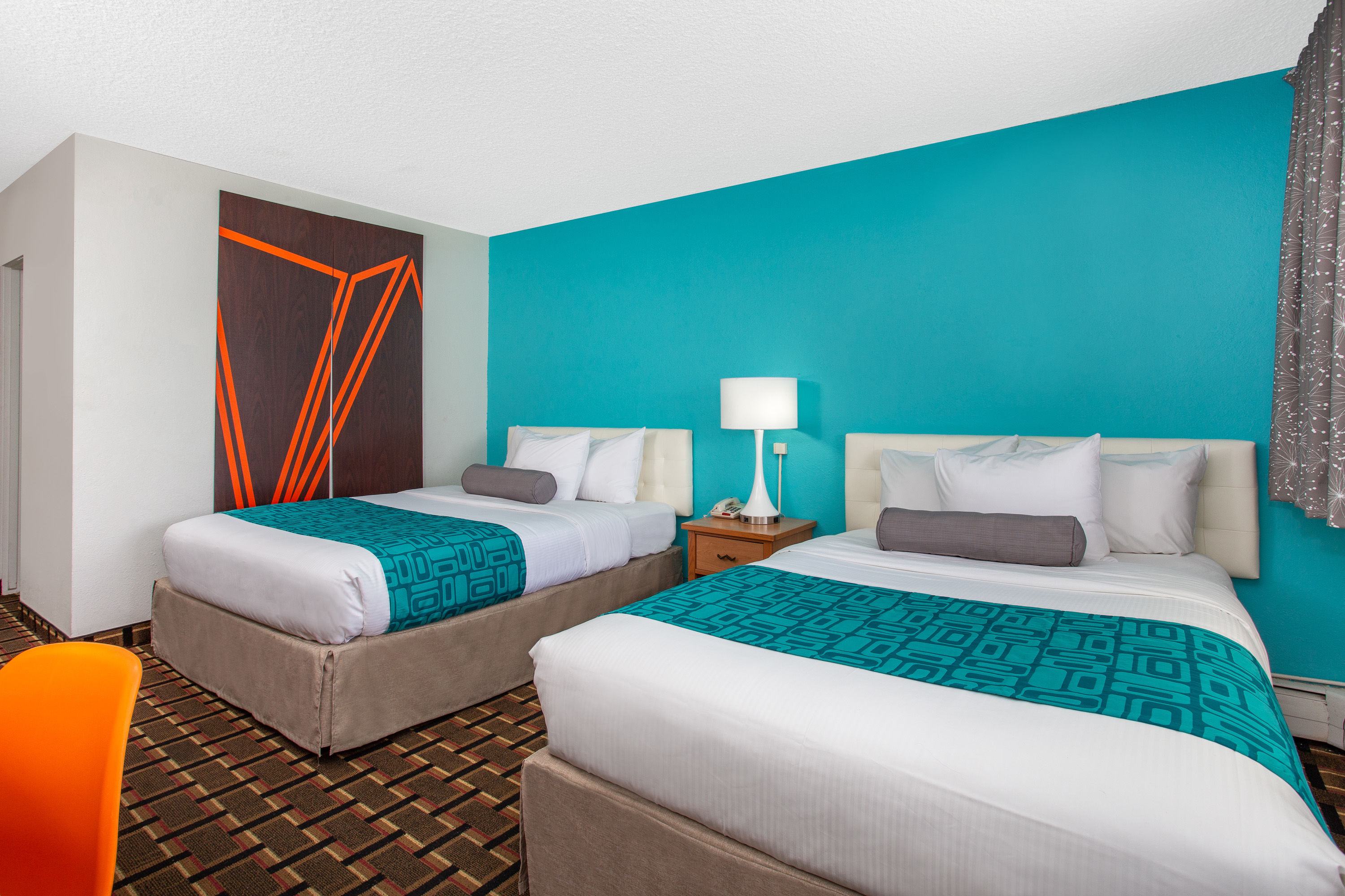 Guest room at the Howard Johnson by Wyndham Colorado Springs in Colorado Springs, Colorado