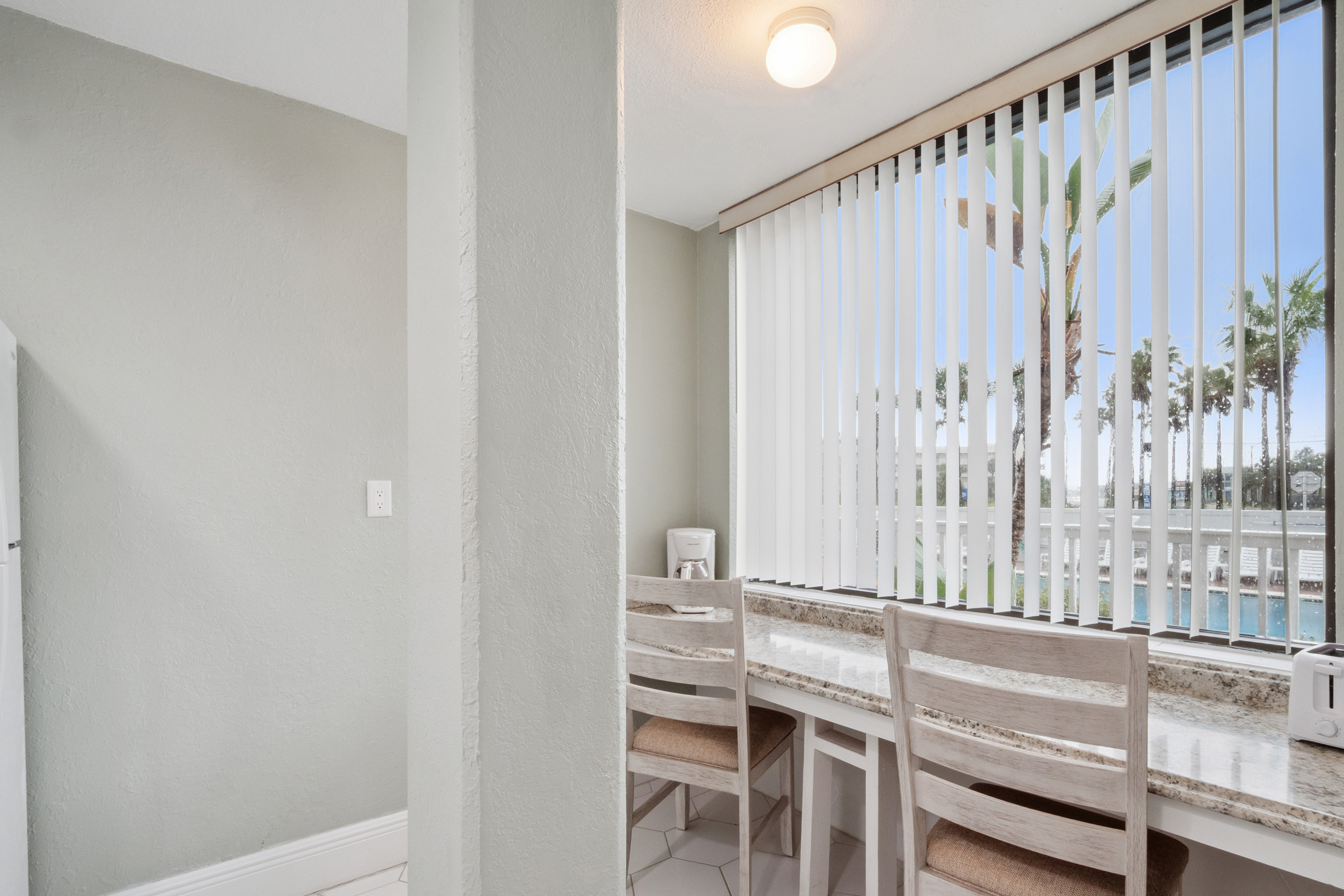 Guest room at the Howard Johnson by Wyndham Oceanfront Daytona Beach in Daytona Beach, Florida