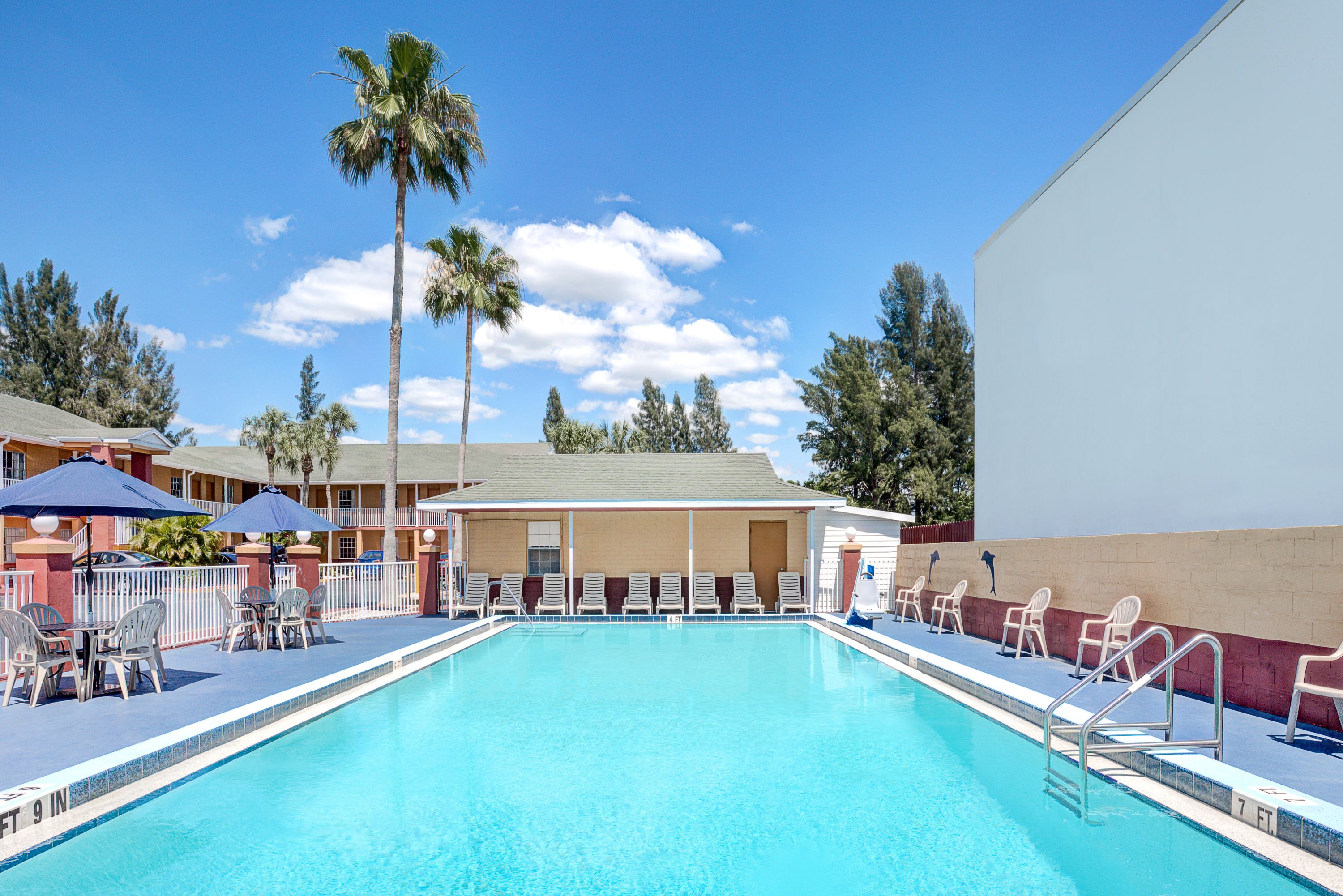 Pool at the Howard Johnson by Wyndham Ft. Myers FL in Fort Myers, Florida