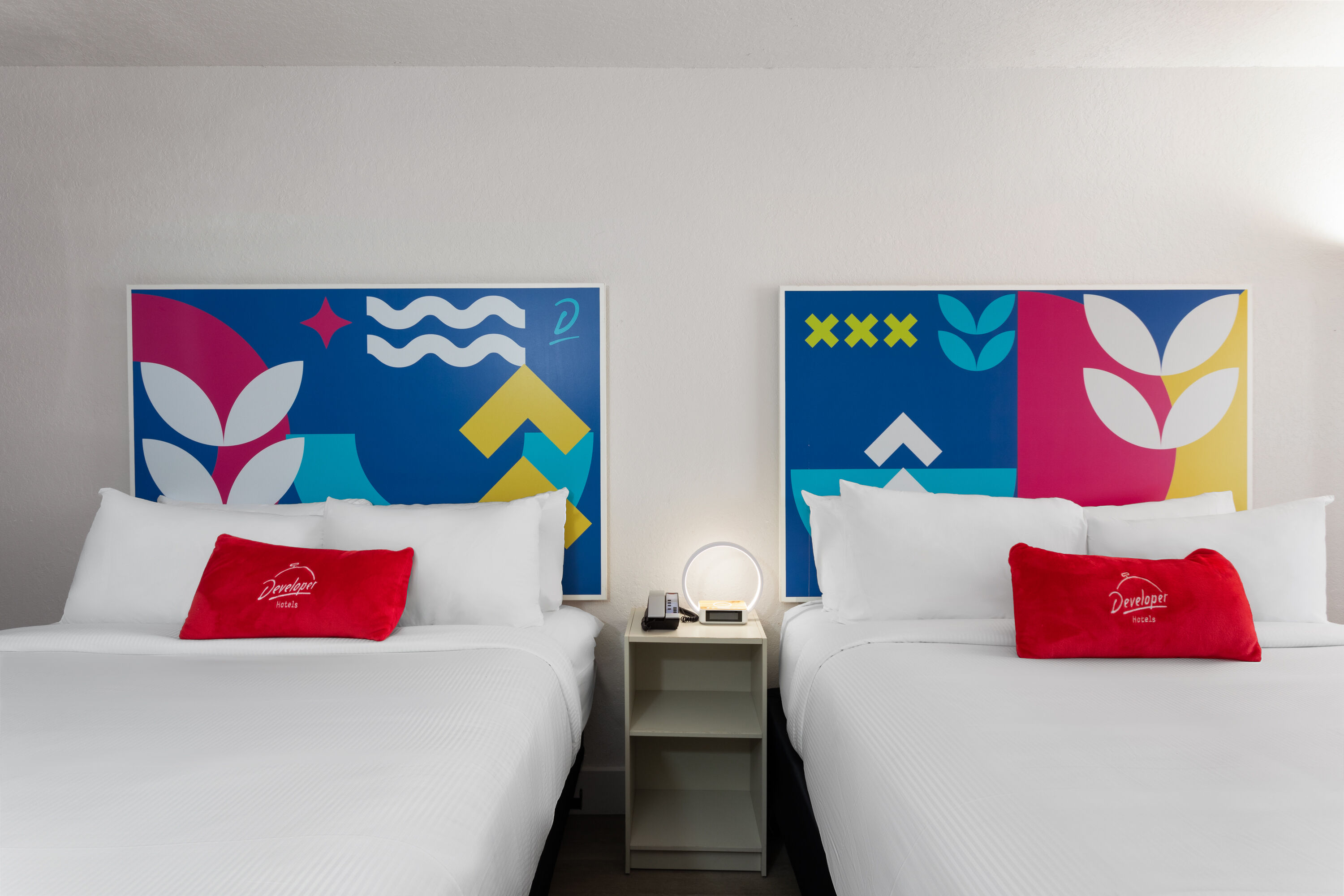 Guest room at the Howard Johnson by Wyndham Orlando Lake Buena Vista South in Kissimmee, Florida