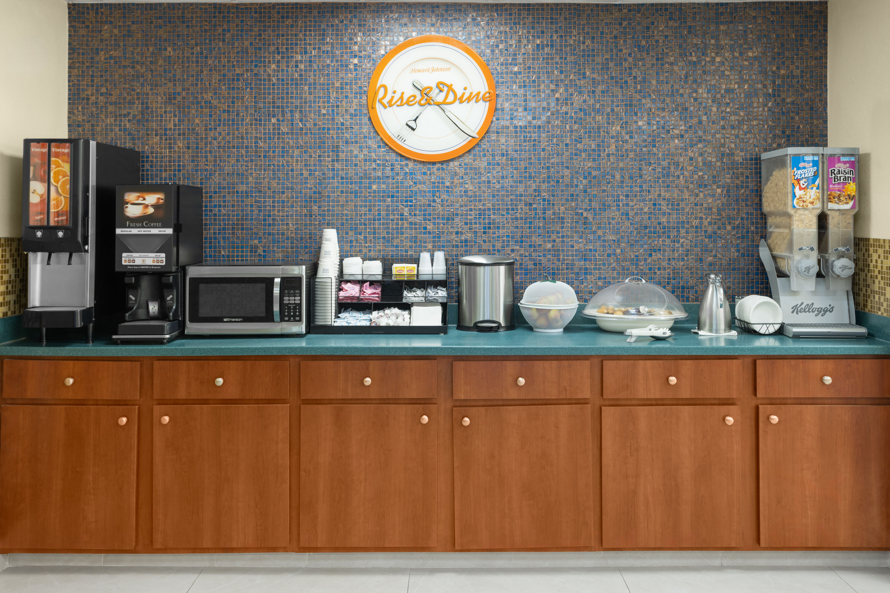 Free breakfast at Howard Johnson by Wyndham Savannah GA in Savannah, Georgia