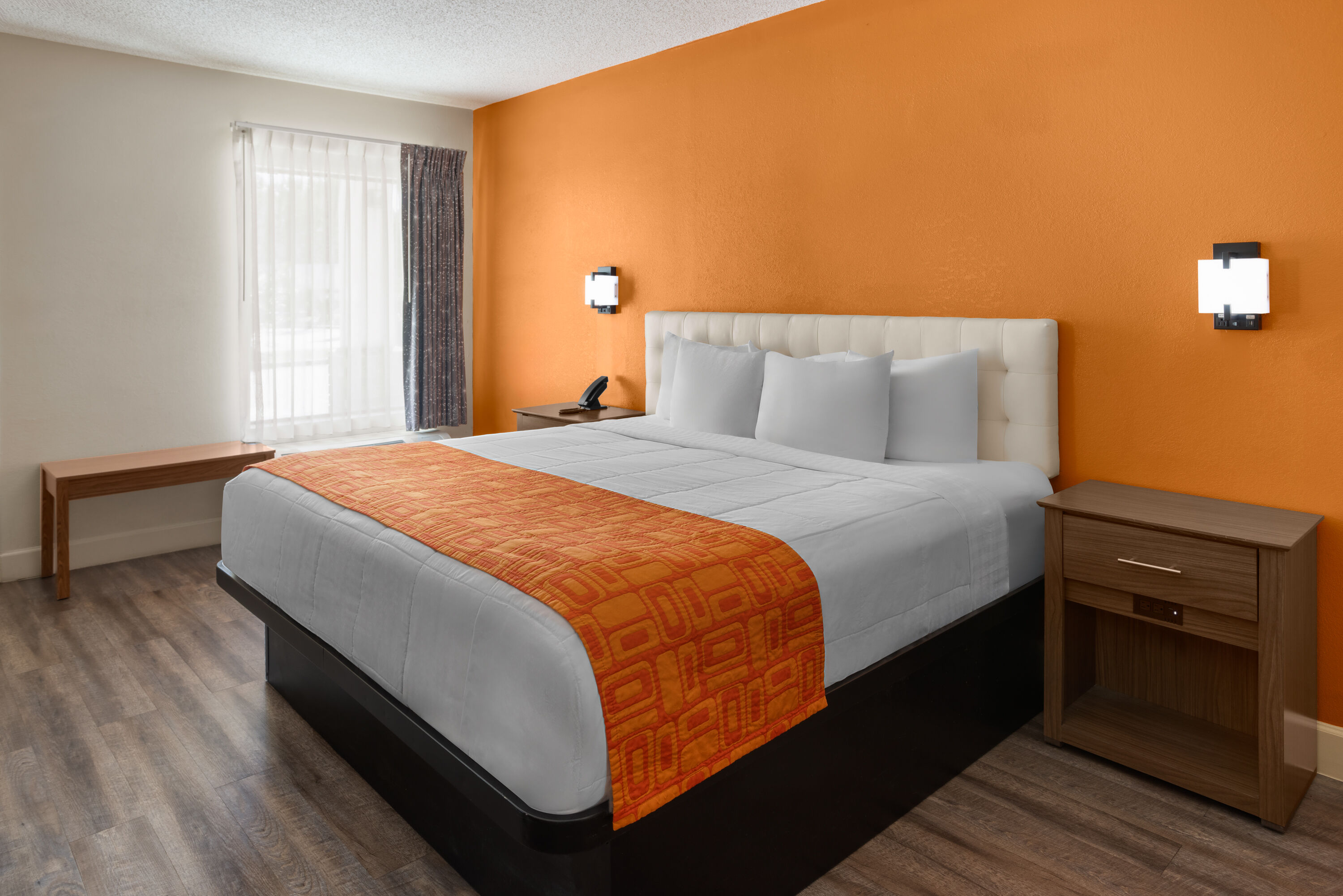 Guest room at the Howard Johnson by Wyndham Savannah GA in Savannah, Georgia