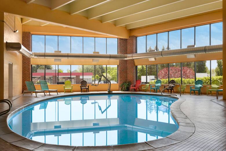 Pool at the Howard Johnson Hotel South Portland in South Portland, Maine