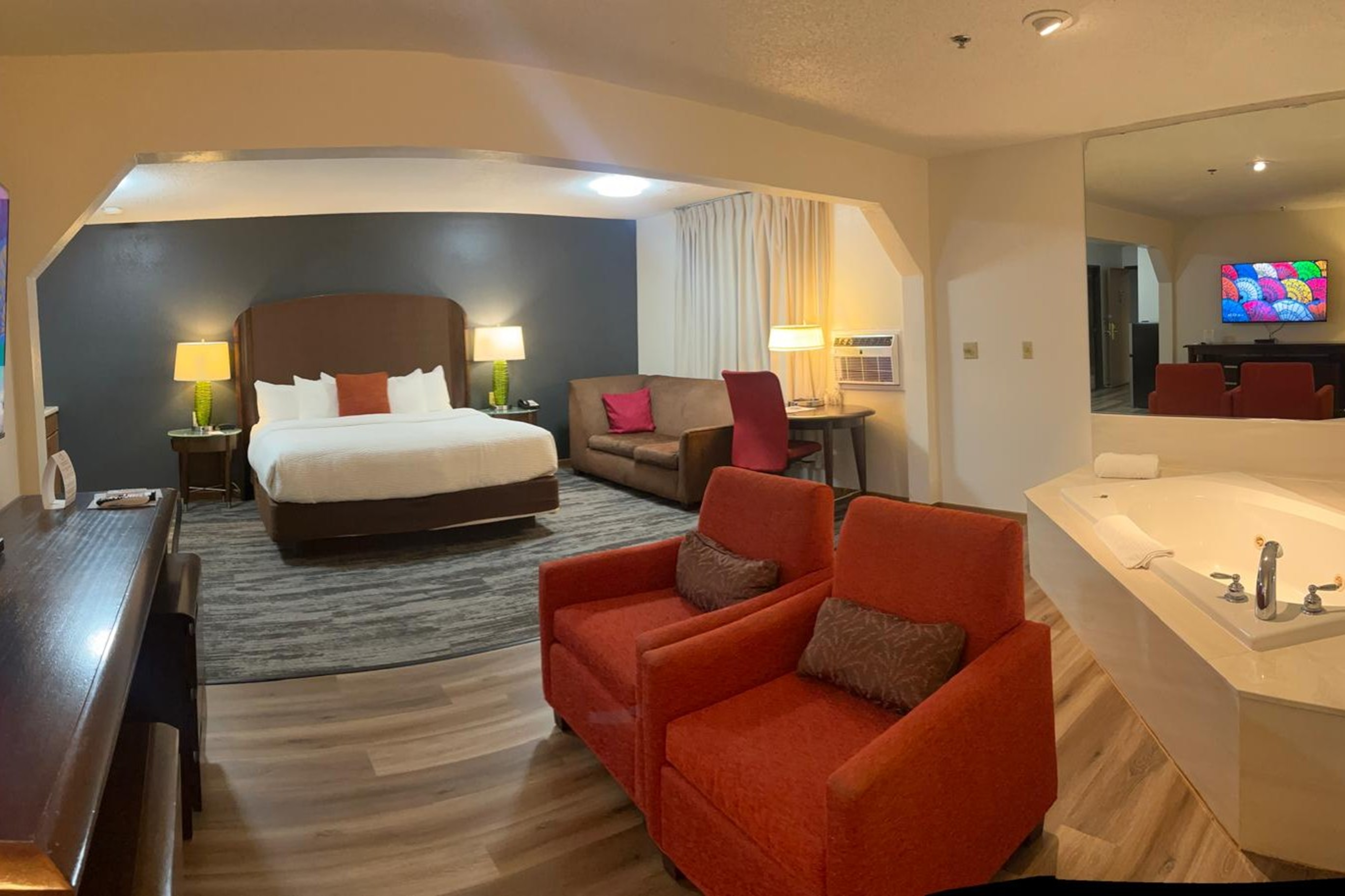 Guest room at the Alliance Hotel & Suites, a Howard Johnson by Wyndham in Alliance, Nebraska