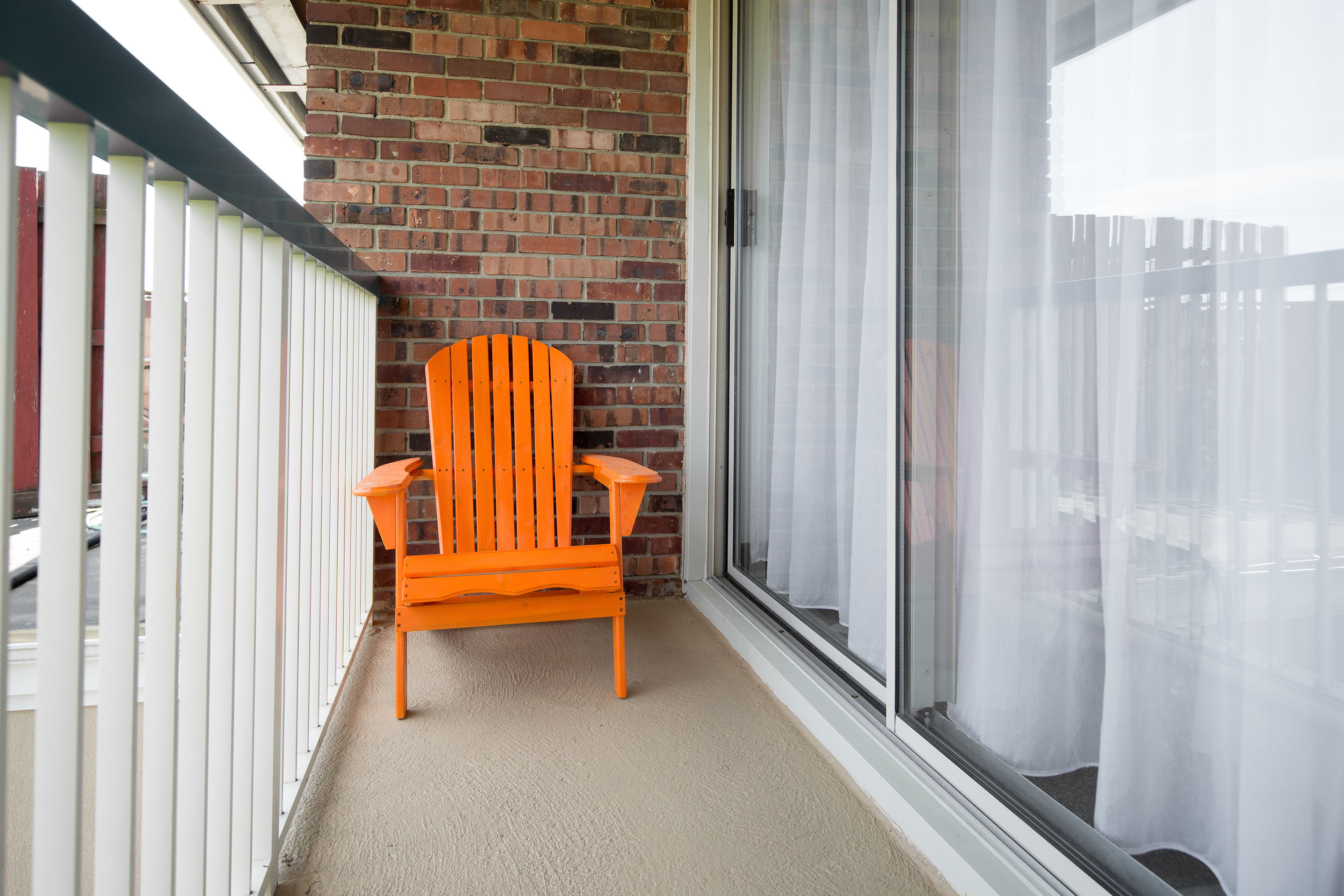 Guest room balcony at Howard Johnson by Wyndham Toms River in Toms River, New Jersey