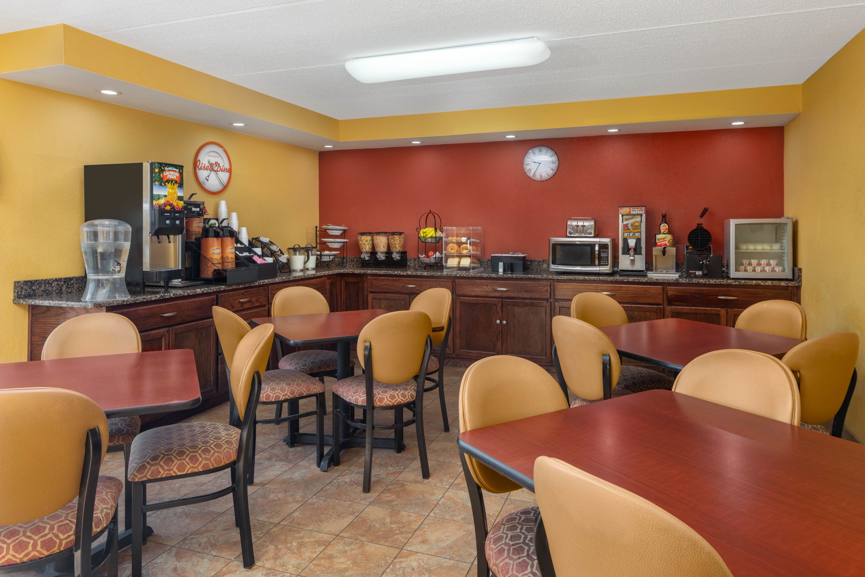 Free breakfast at Howard Johnson by Wyndham Rock Hill in Rock Hill, South Carolina