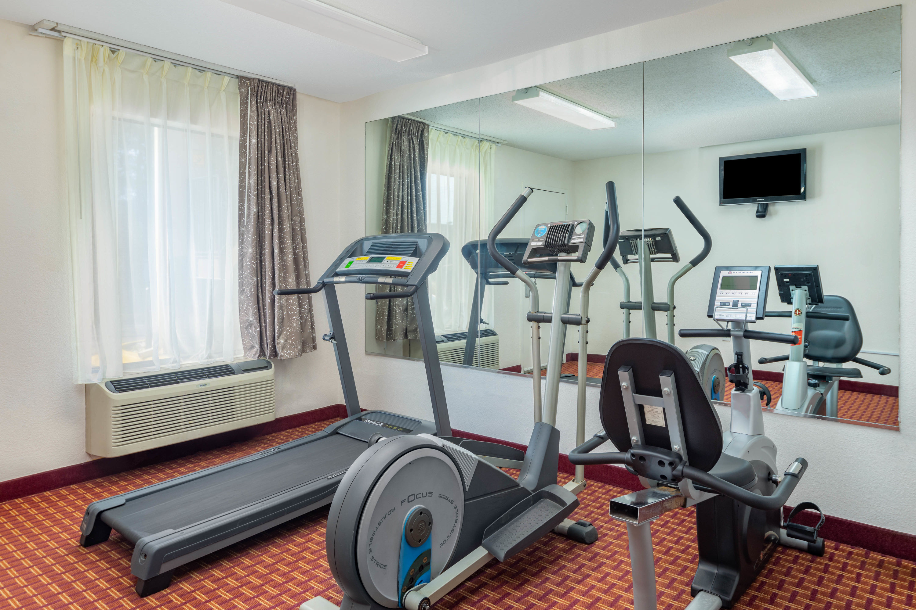 Fitness room at Howard Johnson by Wyndham Rock Hill in Rock Hill, South Carolina
