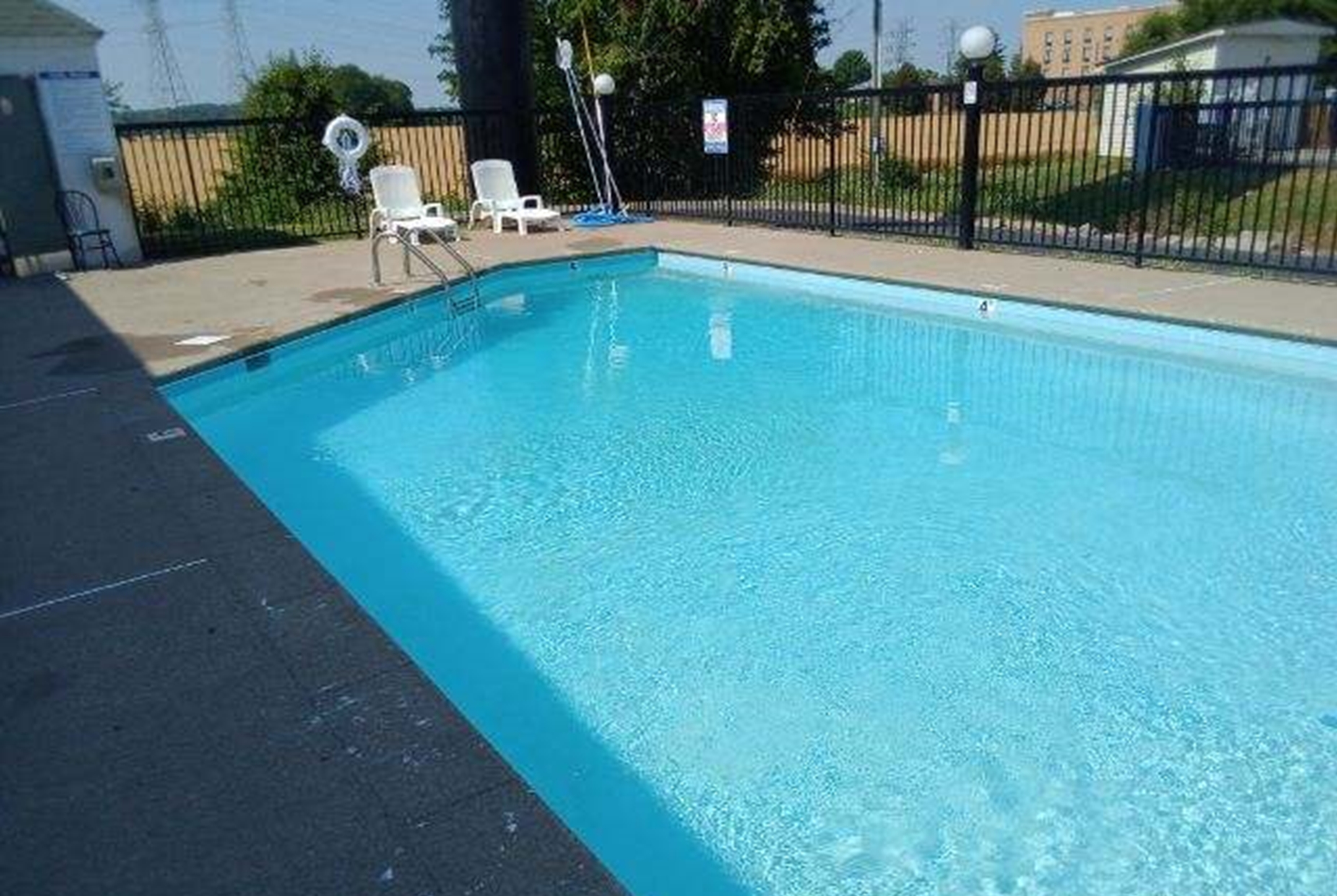 Pool at the Howard Johnson by Wyndham Clarksville Tennessee in Clarksville, Tennessee