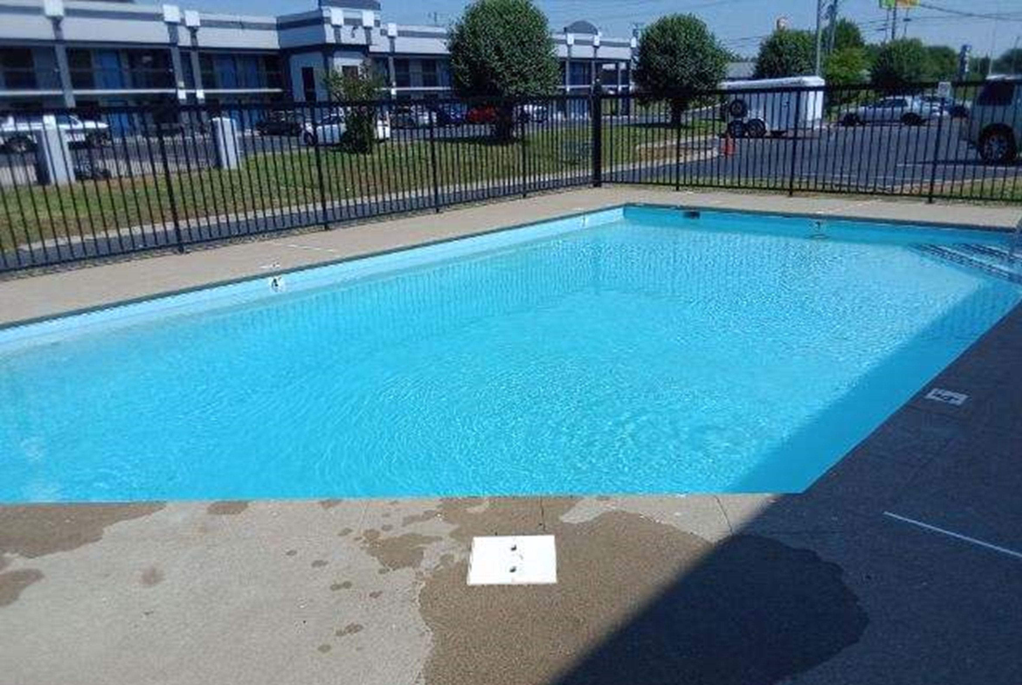 Pool at the Howard Johnson by Wyndham Clarksville Tennessee in Clarksville, Tennessee
